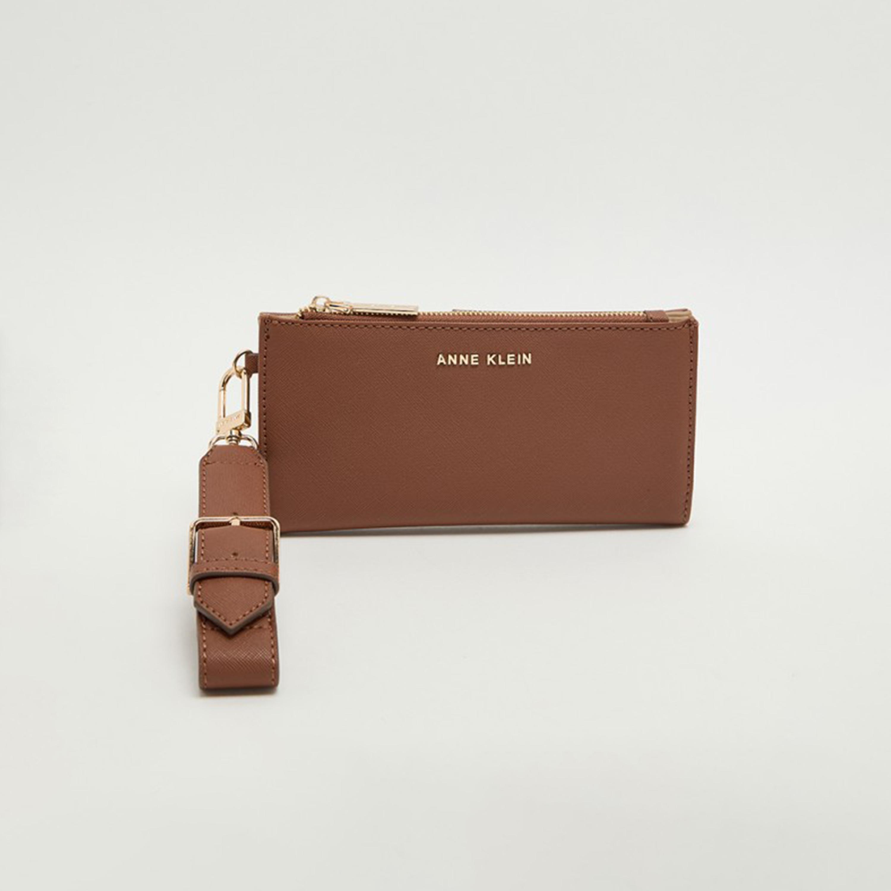 Anne Klein Textured Wallet with Zipper-women-bagsandwallets-wallets-image-1