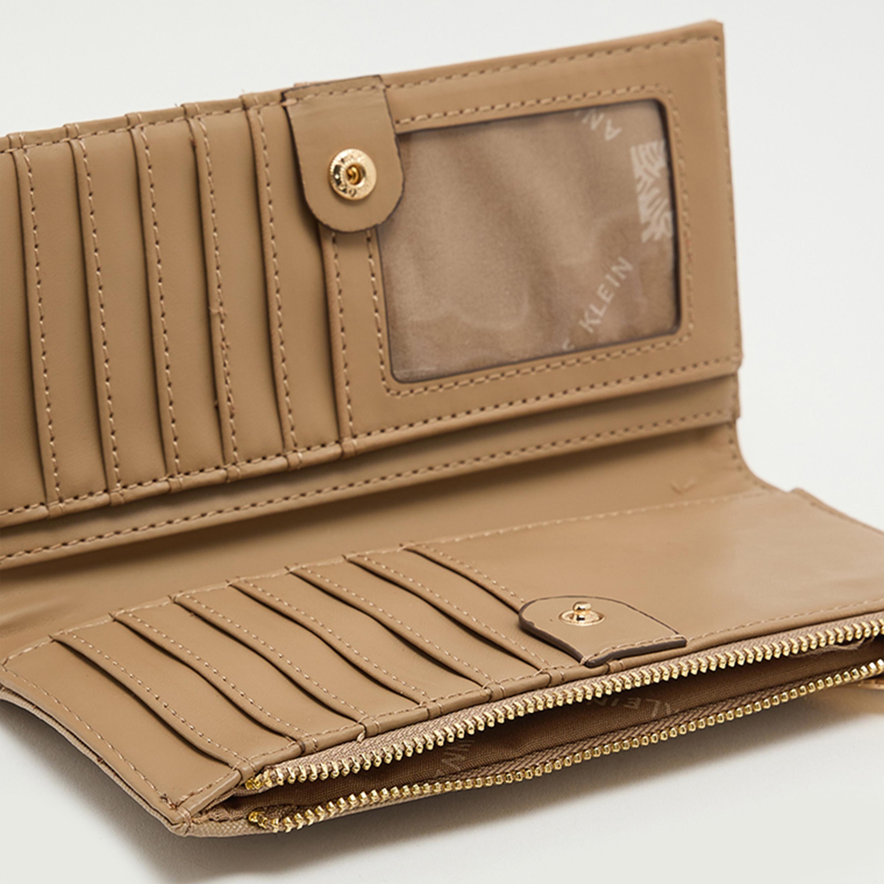 Anne Klein Textured Wallet with Zipper-women-bagsandwallets-wallets-image-5