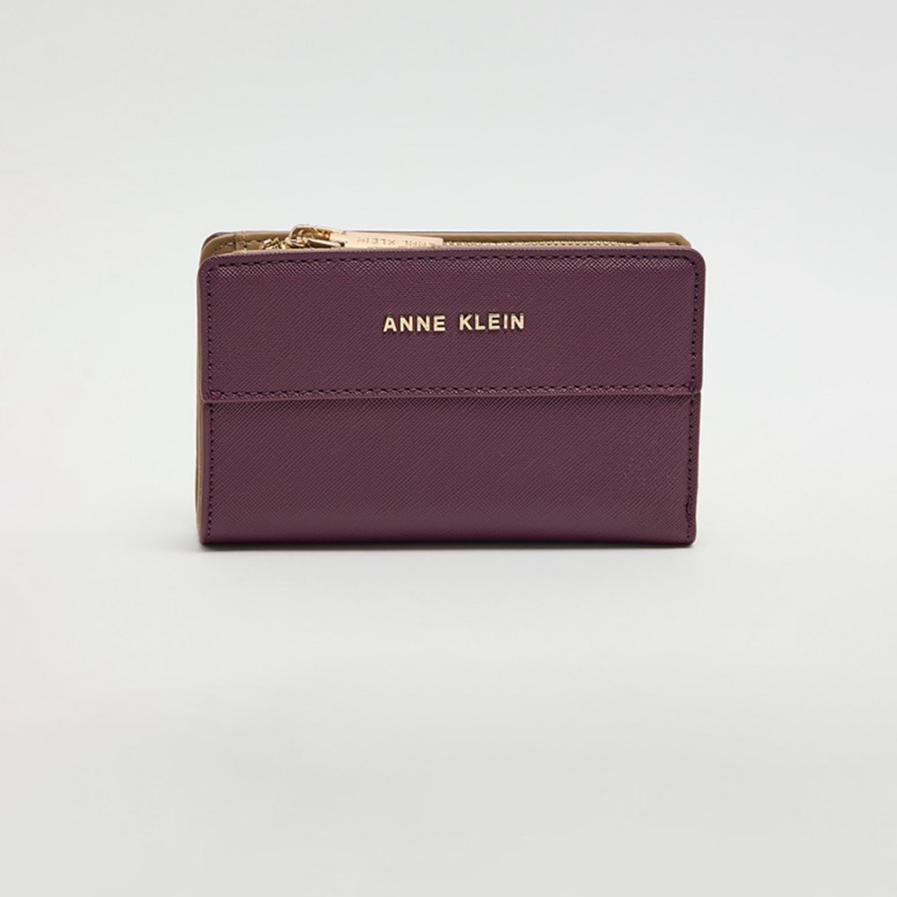 Anne Klein Textured Wallet with Zipper-women-bagsandwallets-wallets-image-1