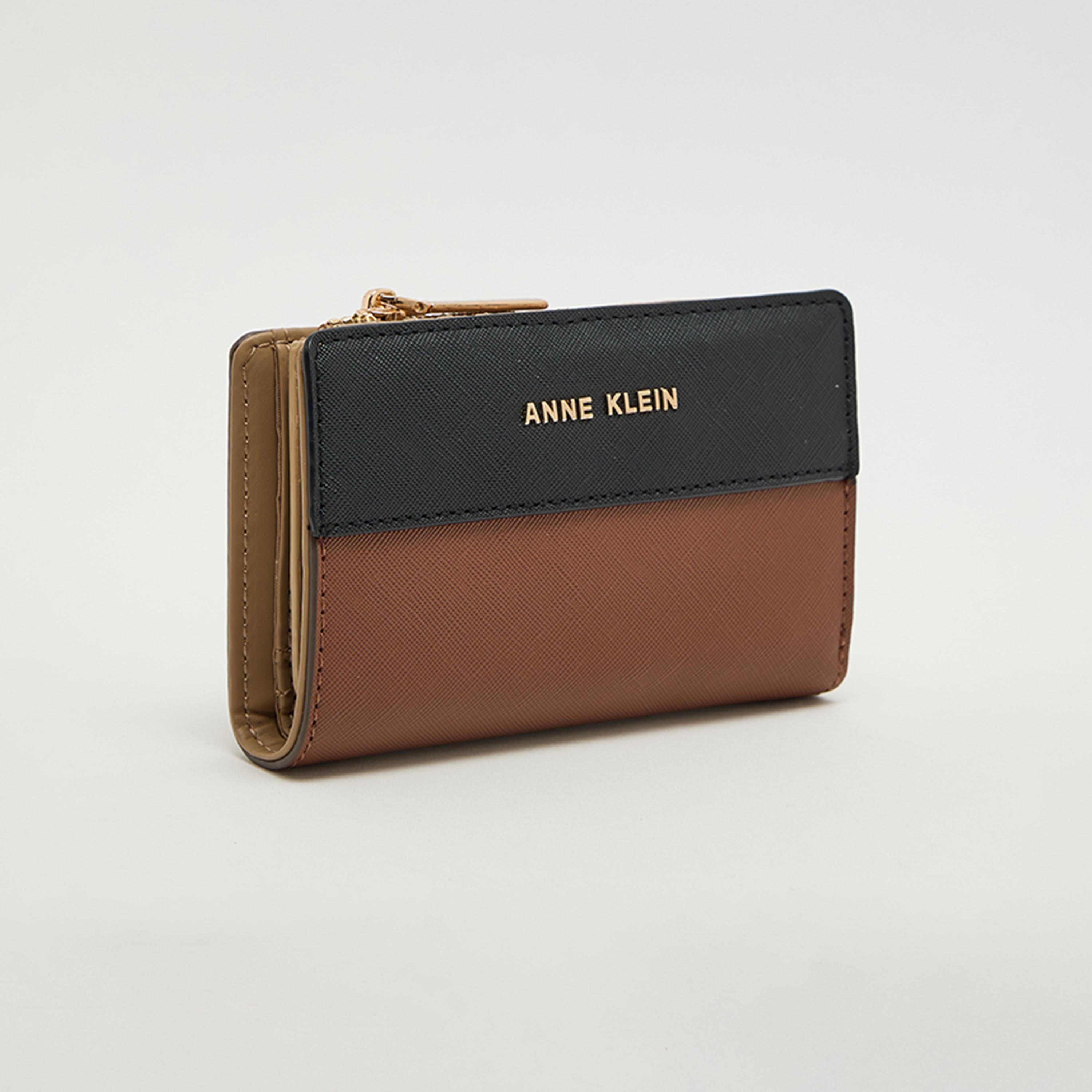 Anne Klein Color Block Wallet with Zipper-women-bagsandwallets-wallets-image-2