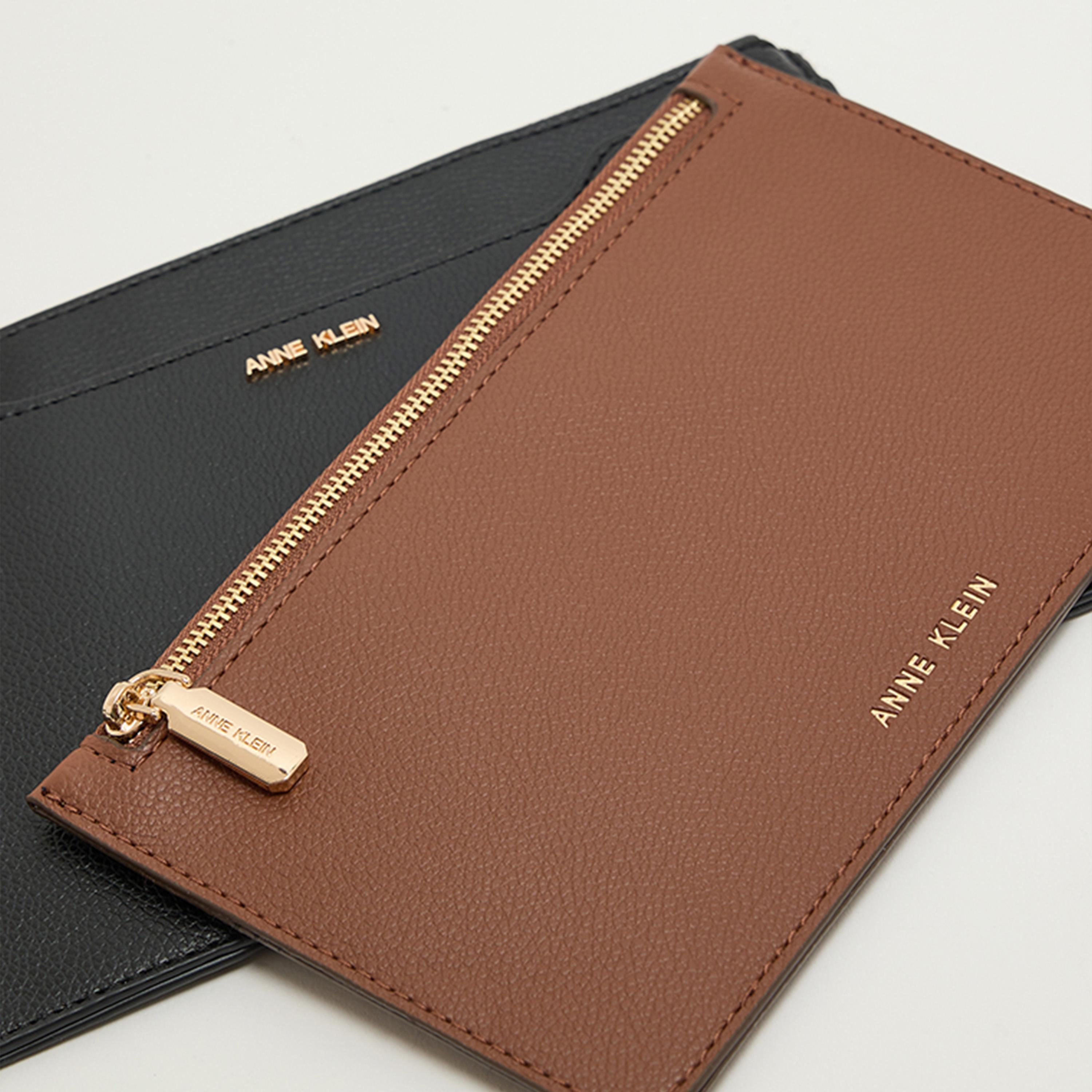 Anne Klein Textured Wallet with Zipper-women-bagsandwallets-wallets-image-4