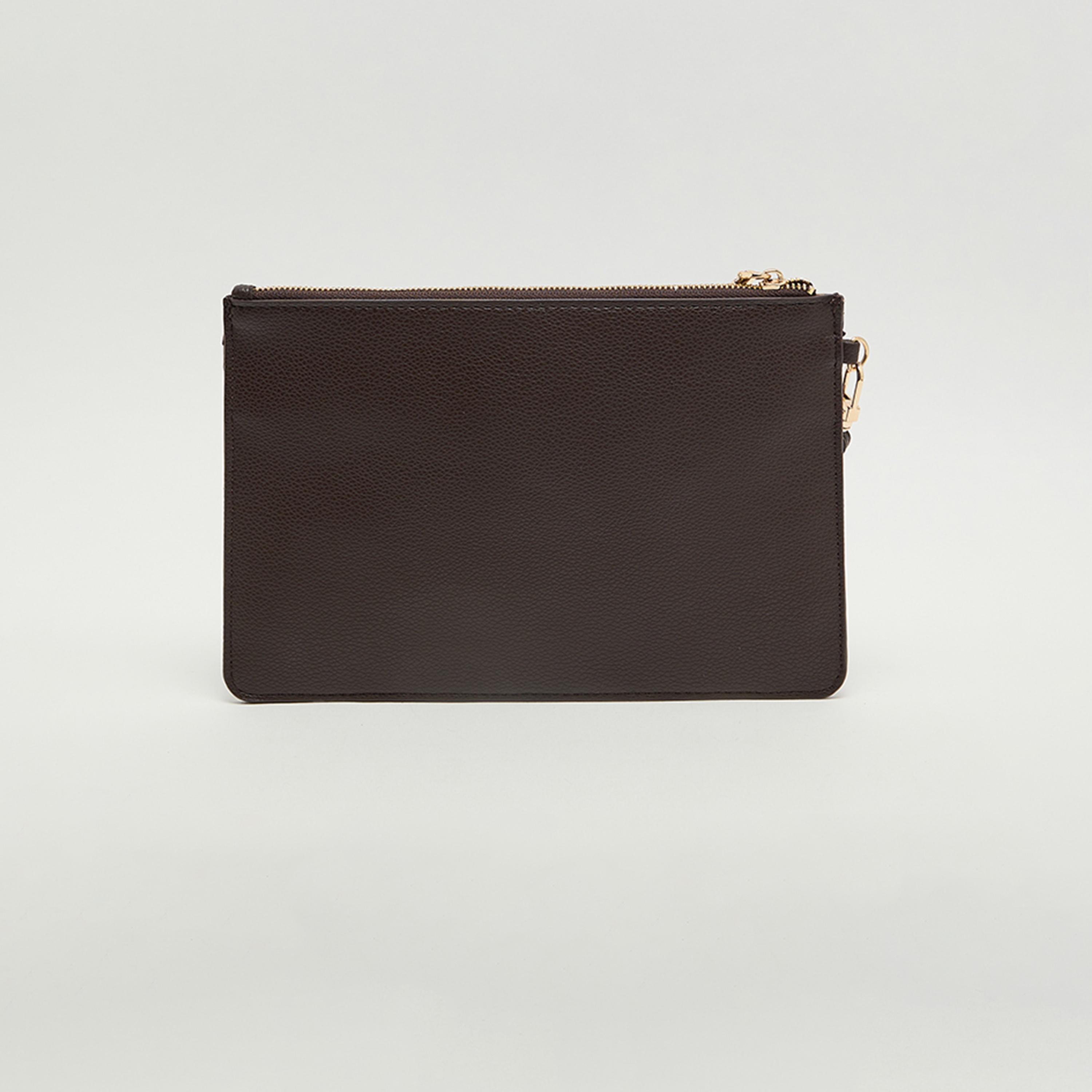Anne Klein Textured Wallet with Zipper-women-bagsandwallets-wallets-image-4