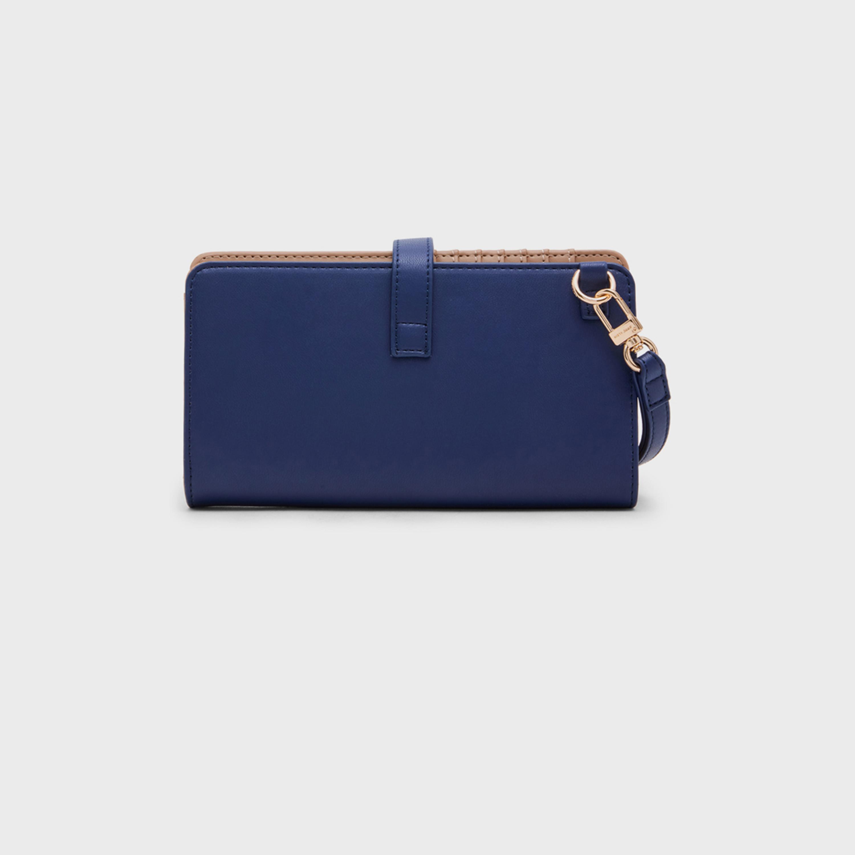 آن كلين - محفظة بنقش الأحرف الأولى مع سحاب-women-bagsandwallets-wallets-image-3