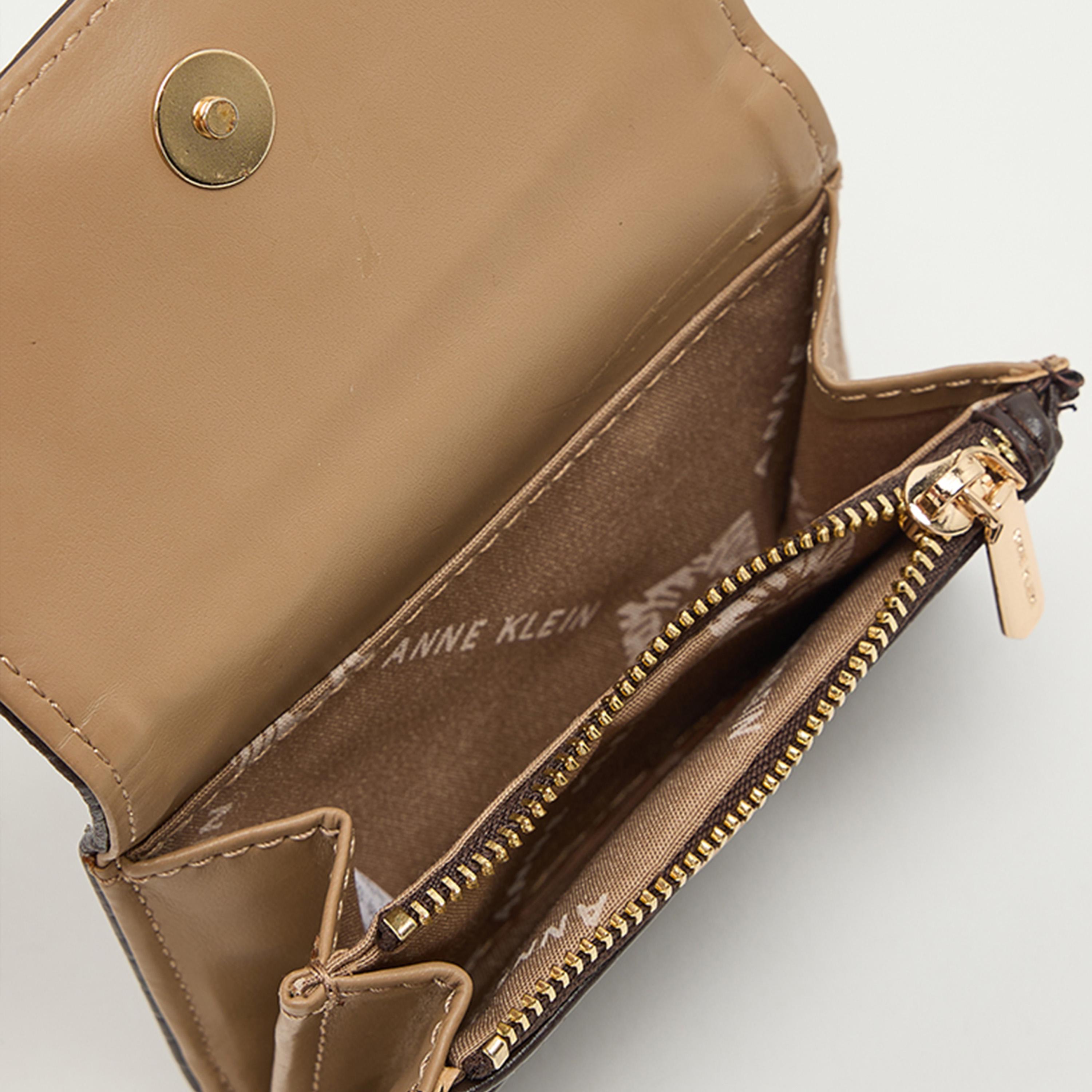 Anne Klein Textured Wallet with Flap-women-bagsandwallets-wallets-image-6