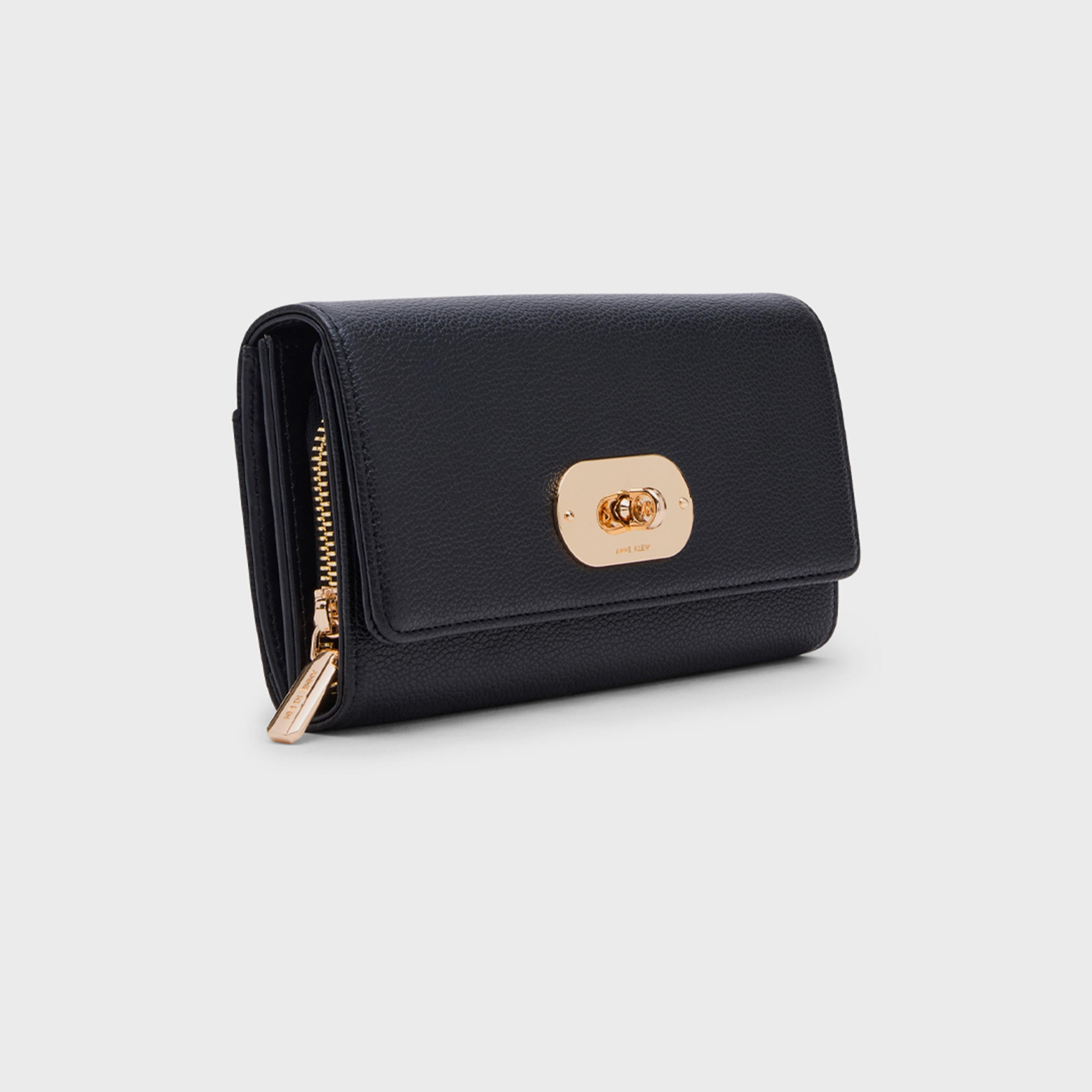آن كلين - محفظة مزخرفة بقفل دوار-women-bagsandwallets-wallets-image-2