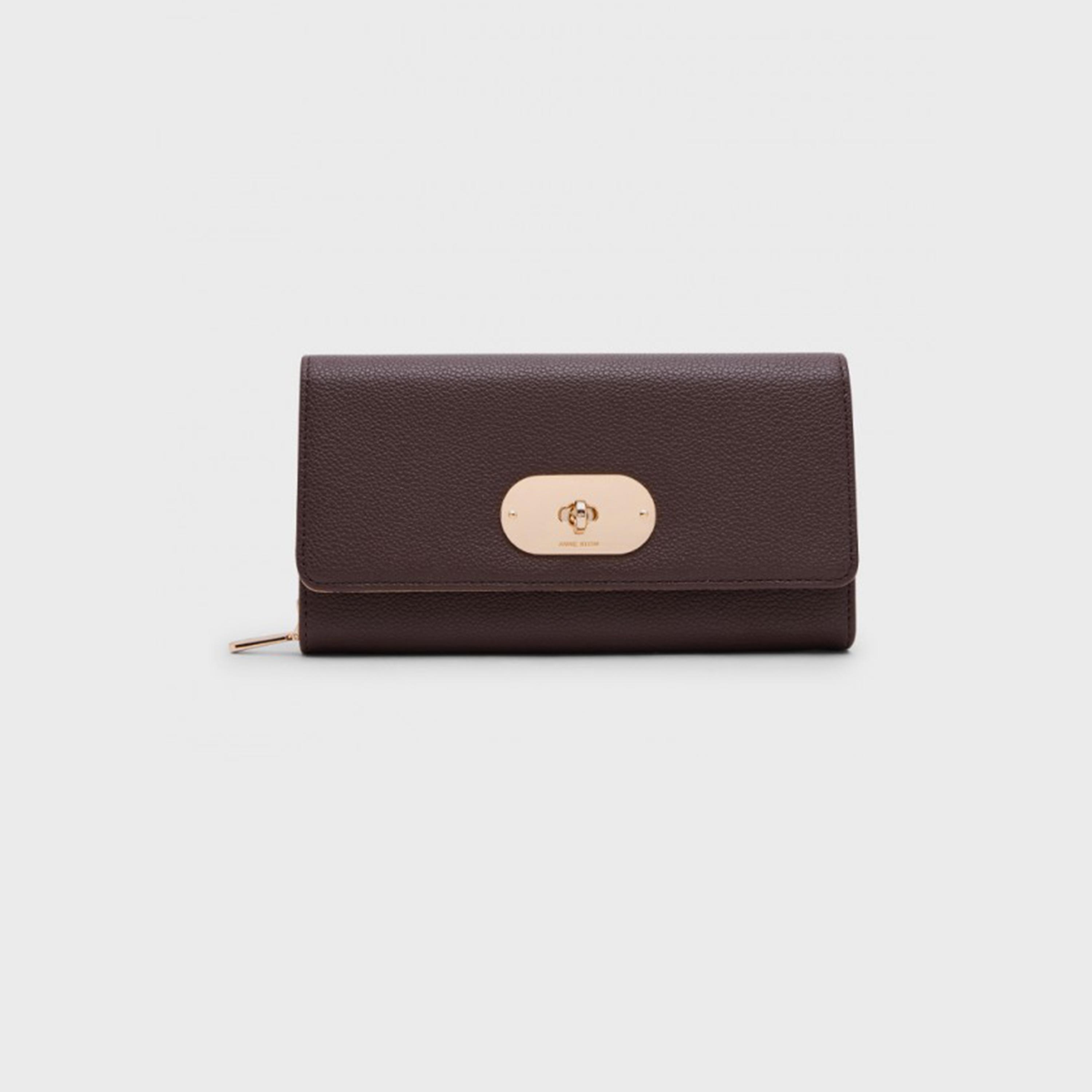 آن كلين - محفظة مزخرفة بقفل دوار-women-bagsandwallets-wallets-image-1