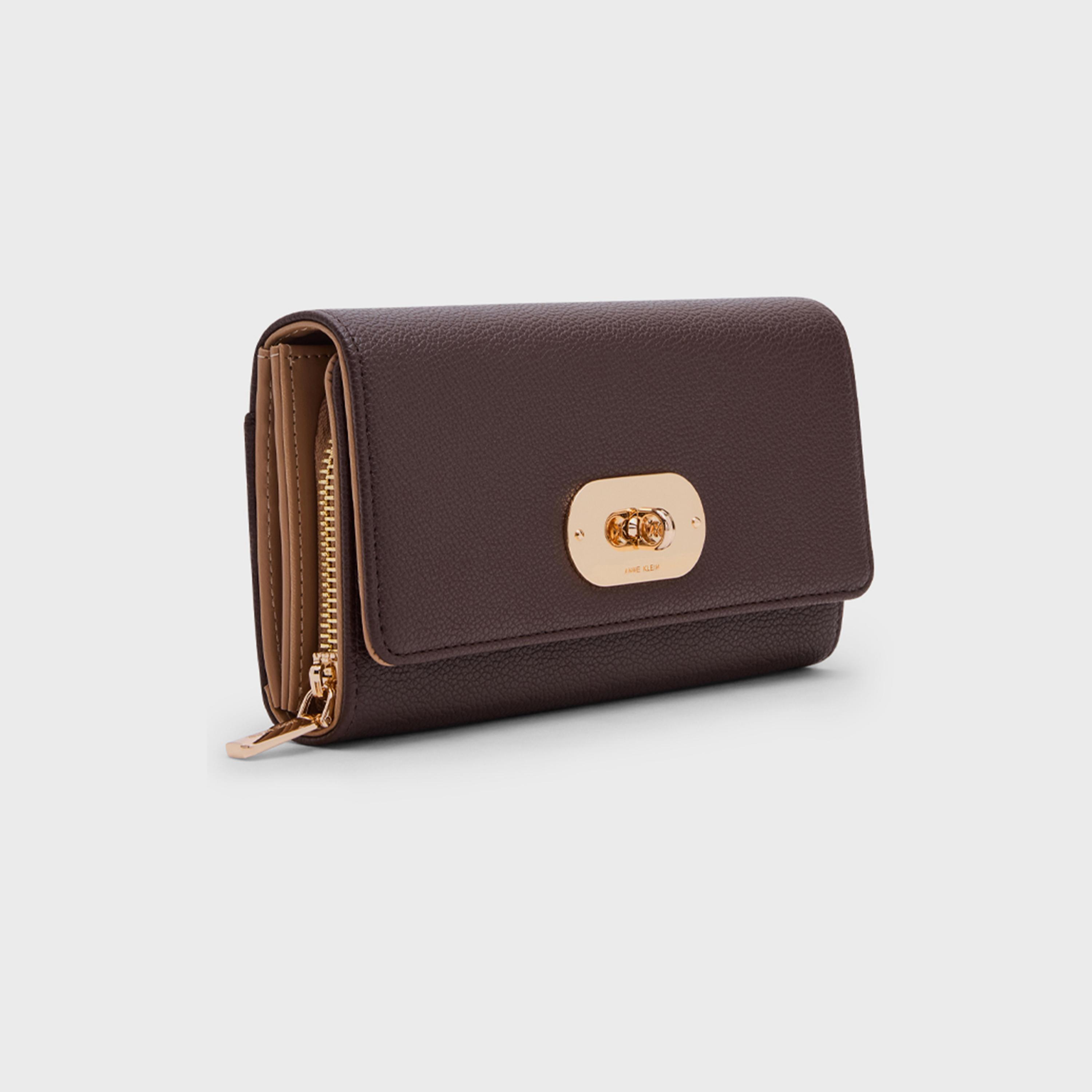 آن كلين - محفظة مزخرفة بقفل دوار-women-bagsandwallets-wallets-image-2