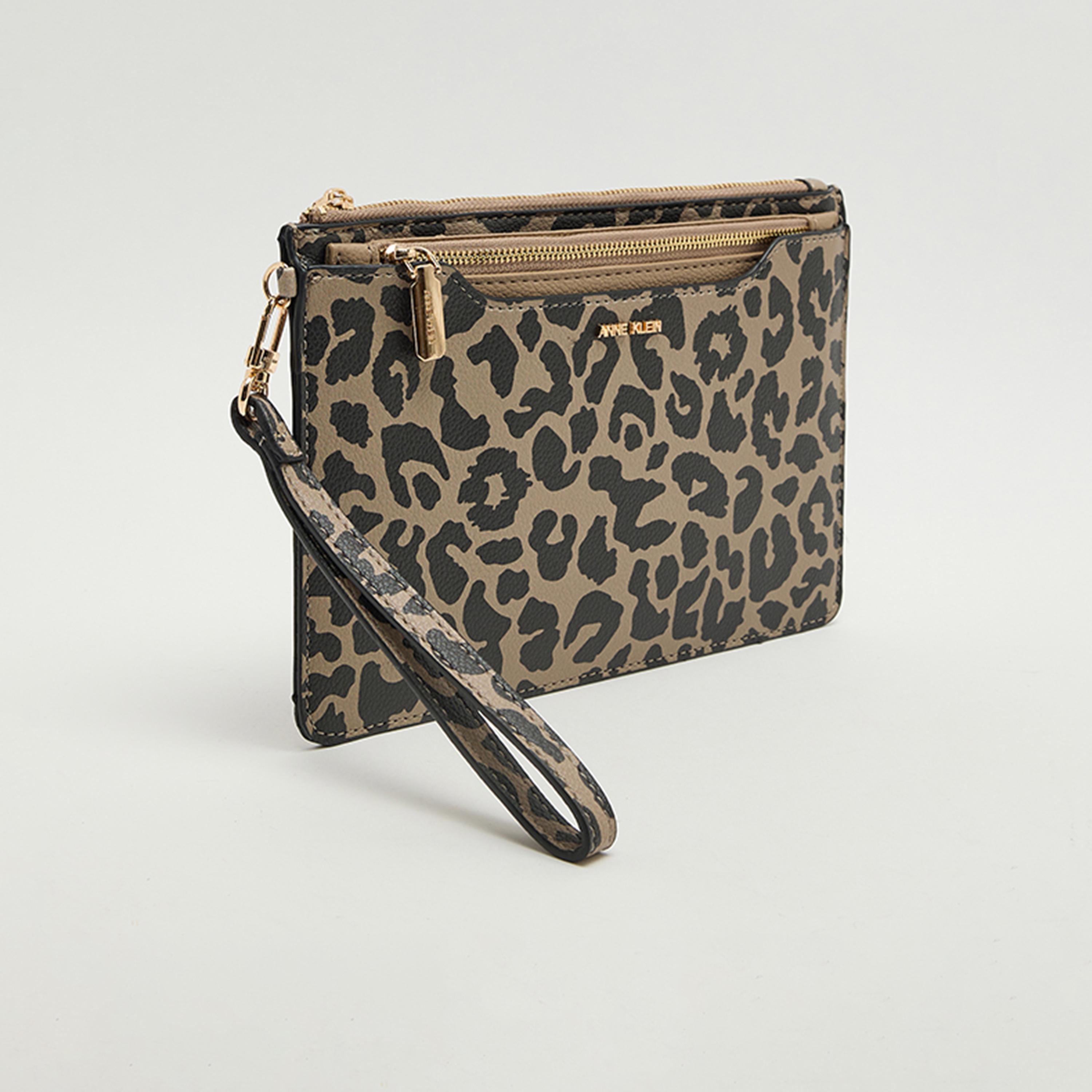 آن كلين - محفظة بنقشة جلد الحيوانات بسحاب-women-bagsandwallets-wallets-image-3