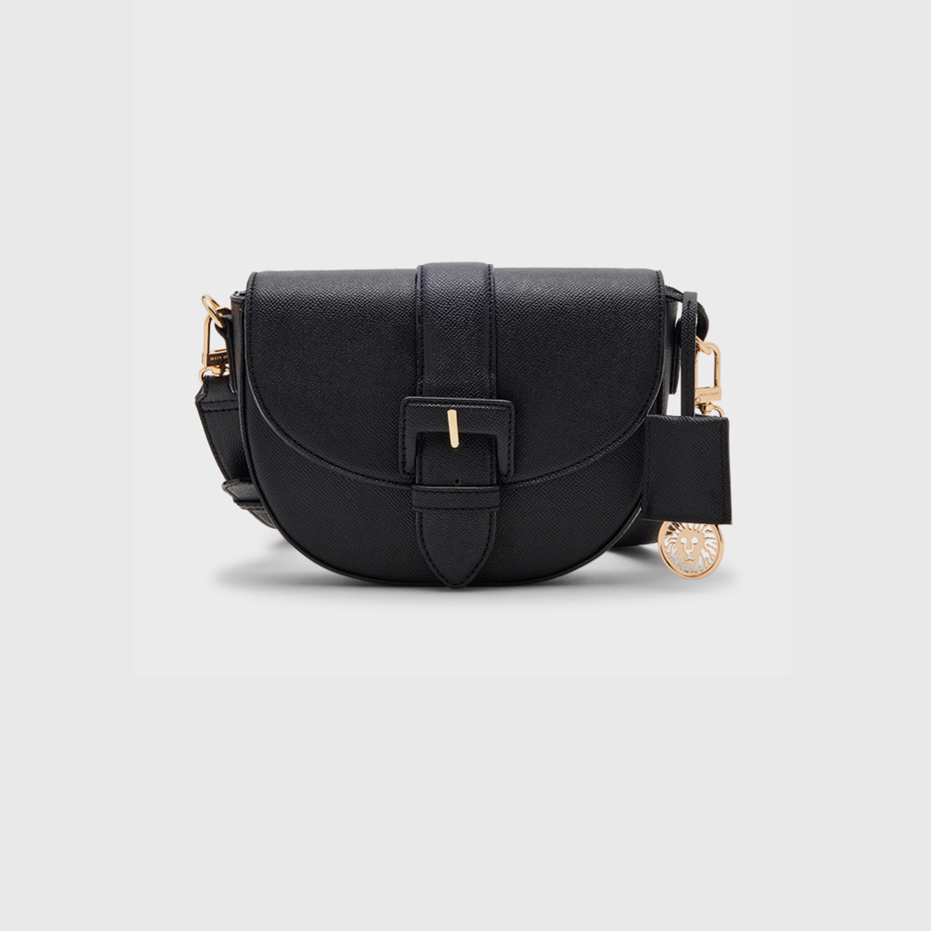 آن كلين - شنطة كروس منقوشة بغطاء وحزام قابل للإزالة-women-bagsandwallets-handbags-image-1
