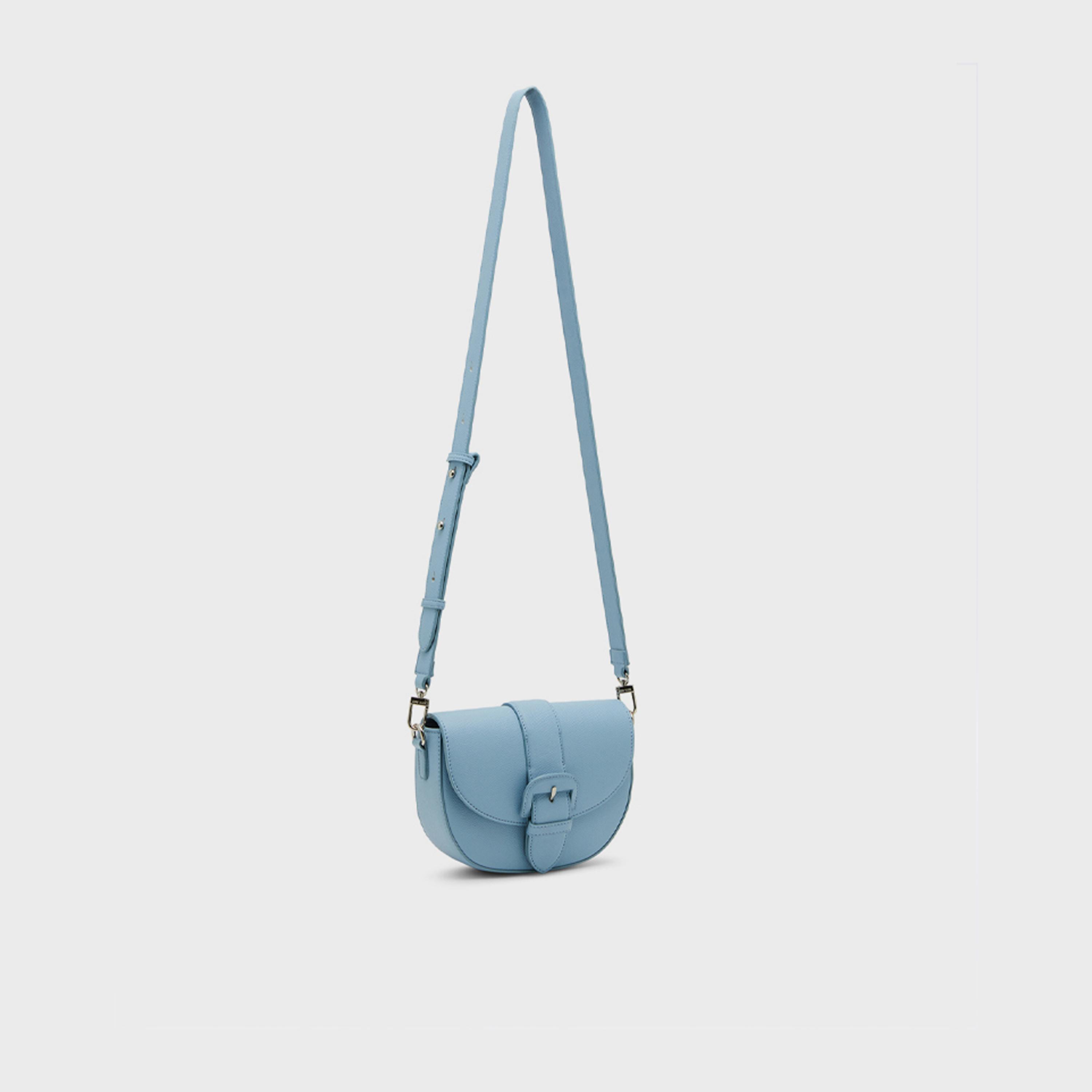 Anne Klein Textured Crossbody Bag with Flap and Detachable Strap-women-bagsandwallets-handbags-image-2