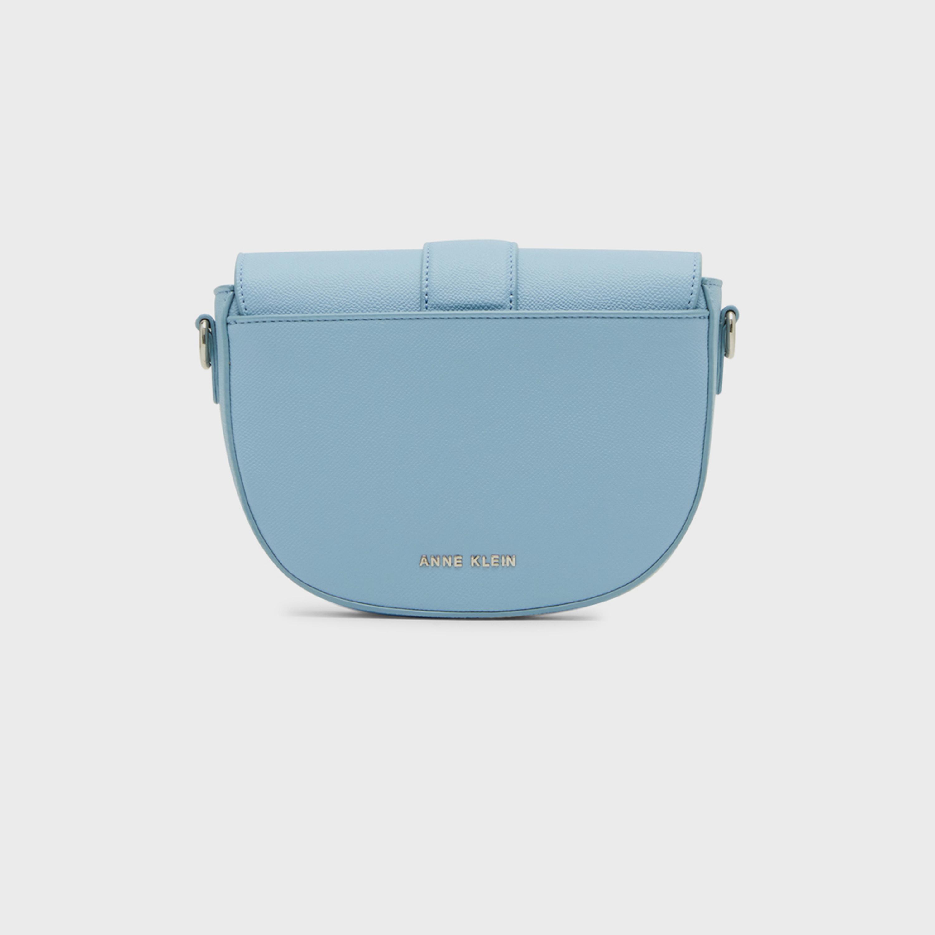 Anne Klein Textured Crossbody Bag with Flap and Detachable Strap-women-bagsandwallets-handbags-image-3