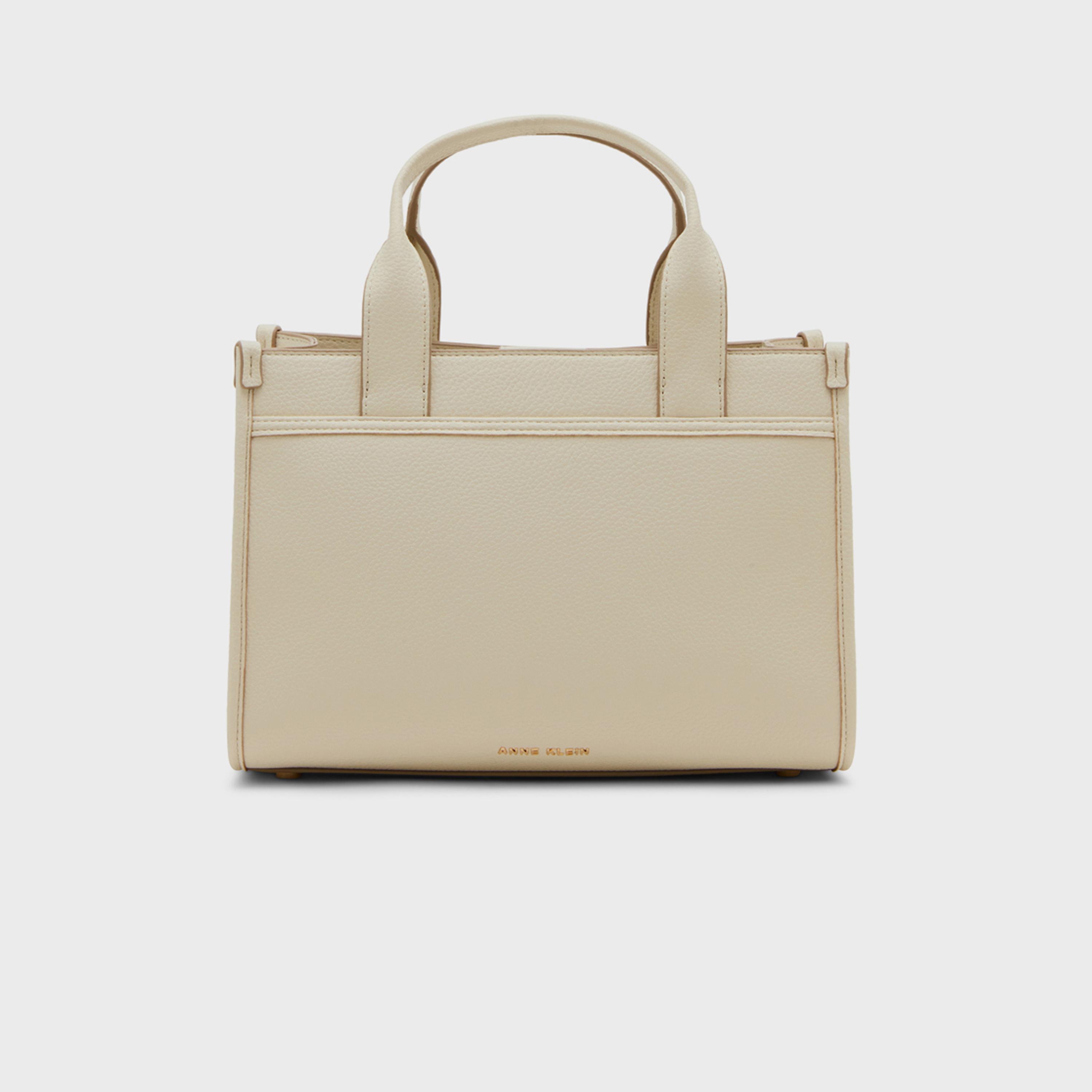 Anne Klein Textured Double-Handle Tote Bag with Magnetic Closure and Detachable Strap-women-bagsandwallets-handbags-image-3