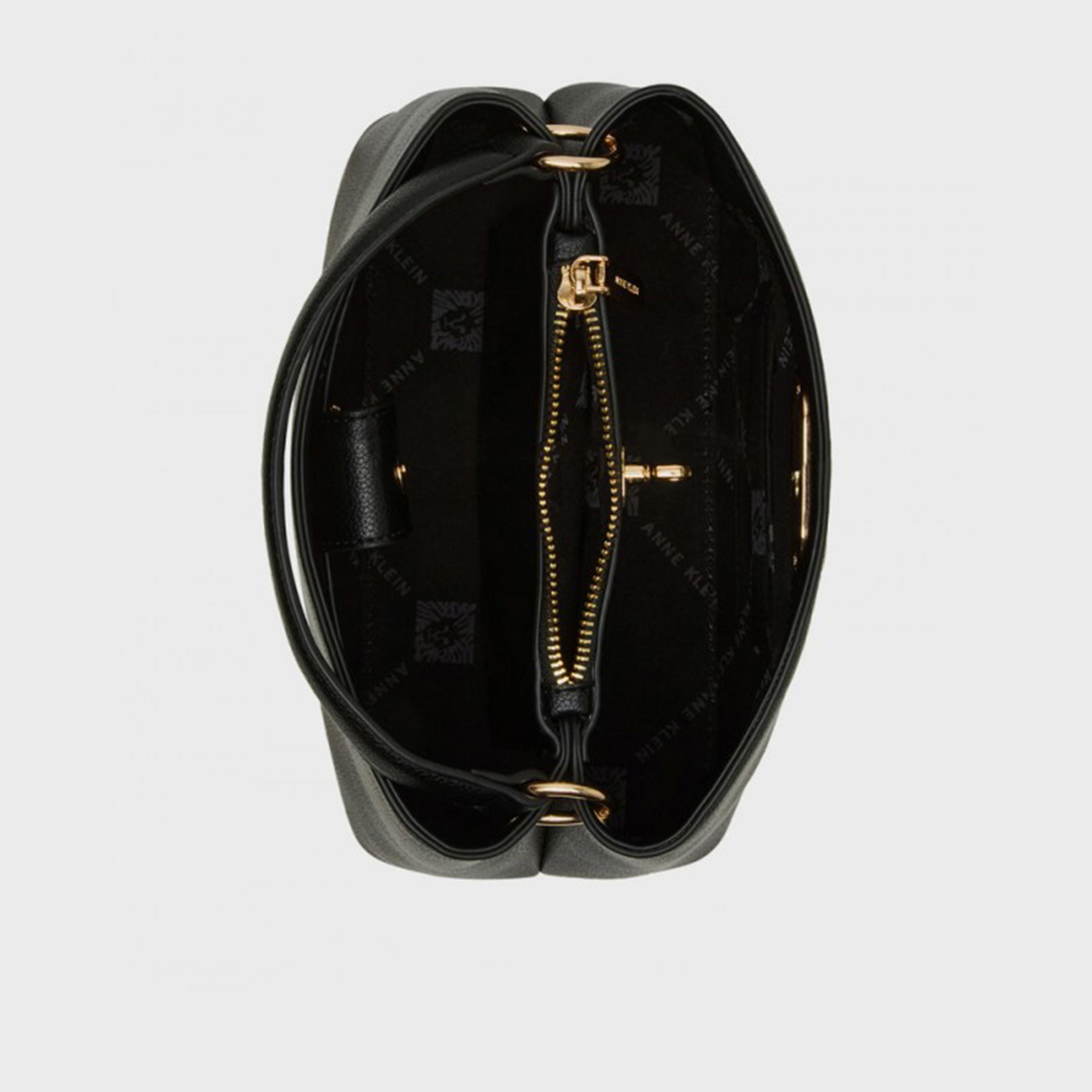 آن كلين - شنطة يد علوية ذات ملمس مميز بقفل دوار وحزام قابل للإزالة-women-bagsandwallets-handbags-image-5