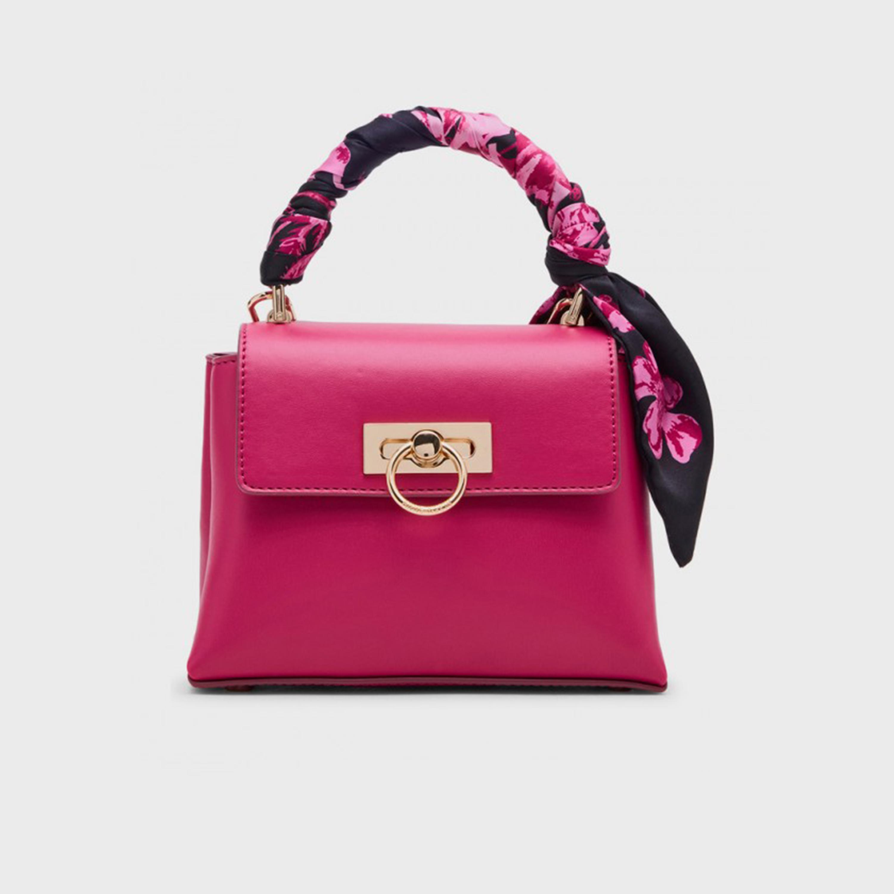 Anne Klein Textured Top-Handle Satchel Bag with Twist Lock and Detachable Strap-women-bagsandwallets-handbags-image-1