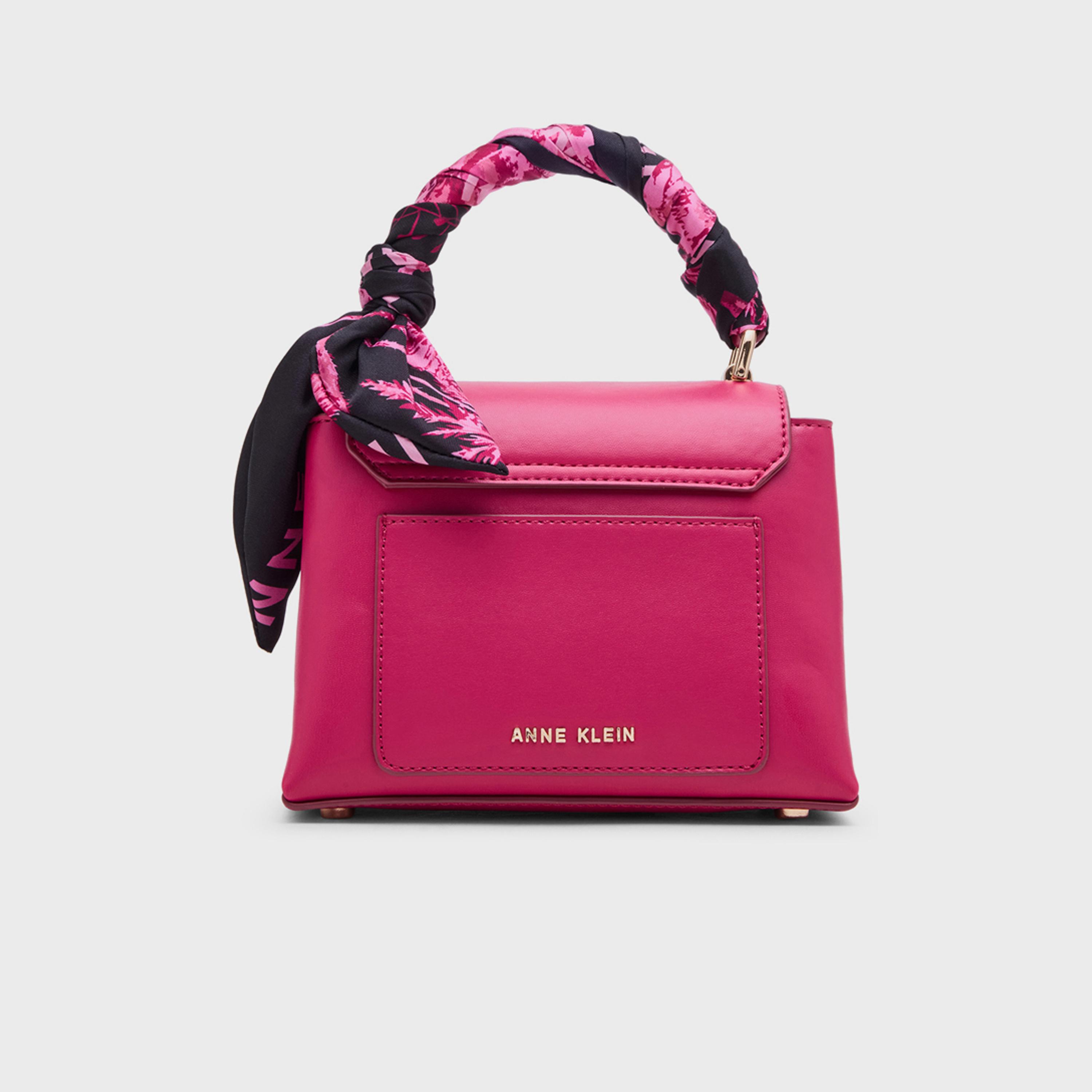 Anne Klein Textured Top-Handle Satchel Bag with Twist Lock and Detachable Strap-women-bagsandwallets-handbags-image-4
