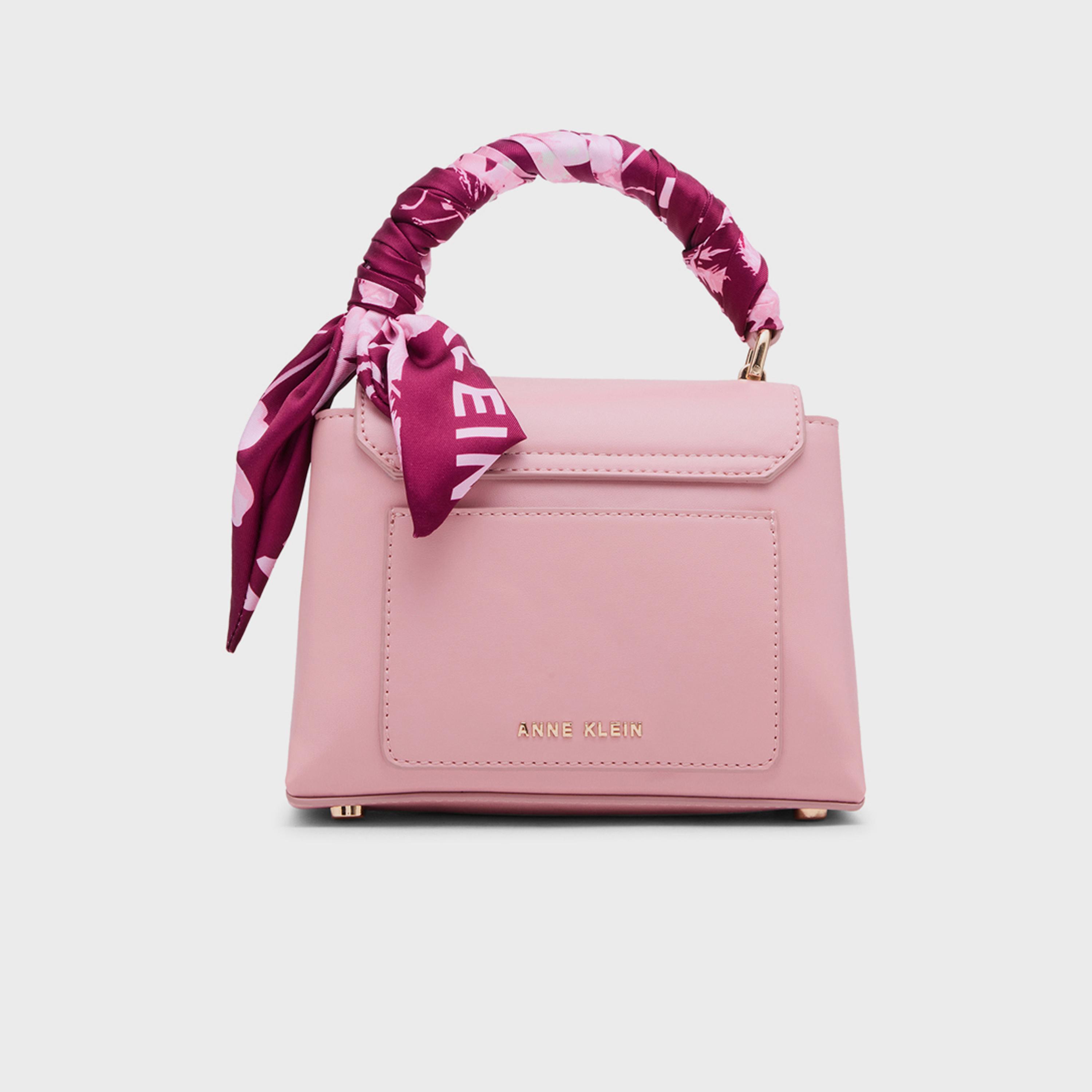 آن كلين - شنطة يد علوية ذات ملمس مميز بقفل دوار وحزام قابل للإزالة-women-bagsandwallets-handbags-image-4