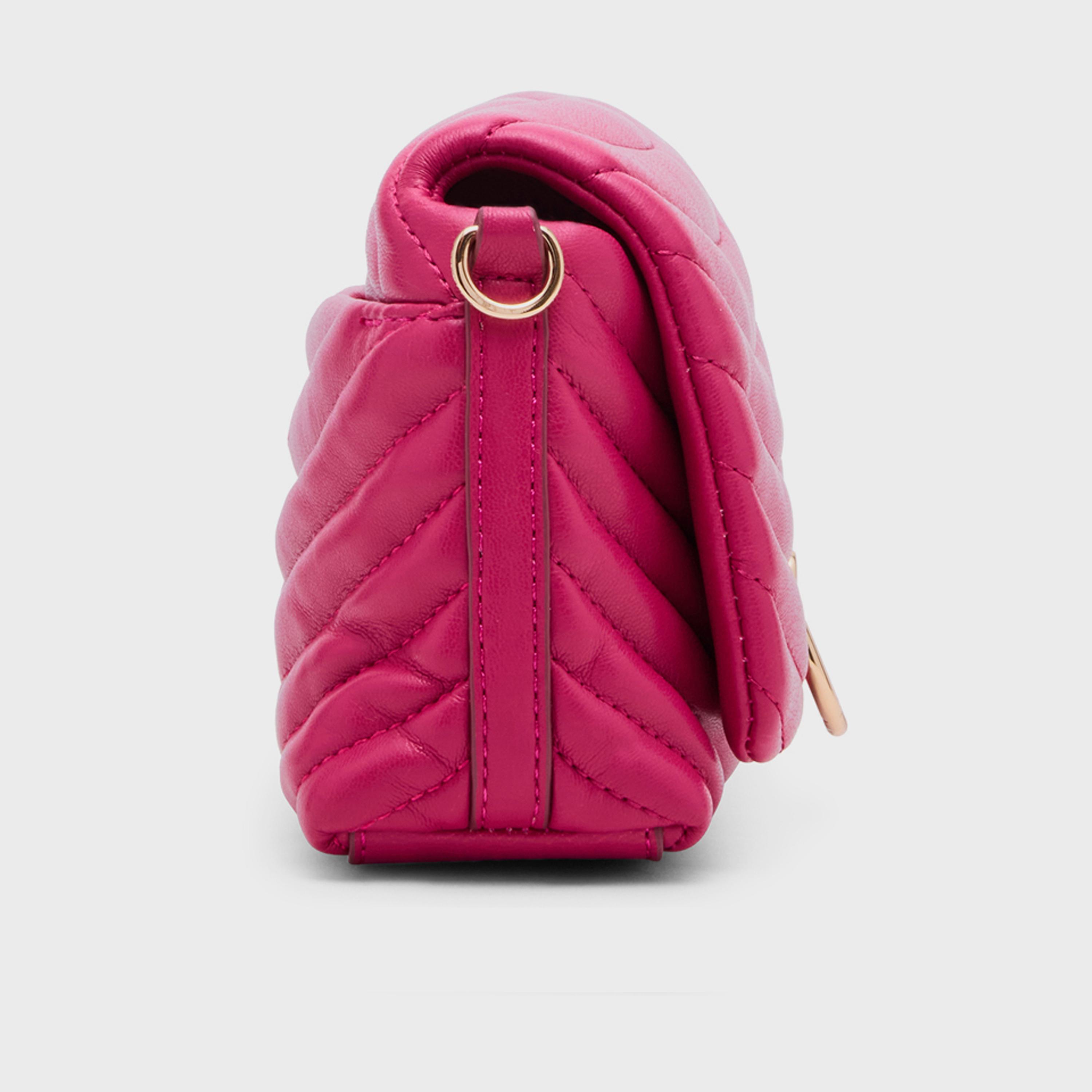 Anne Klein Quilted Crossbody Bag with Flap and Detachable Strap-women-bagsandwallets-handbags-image-3