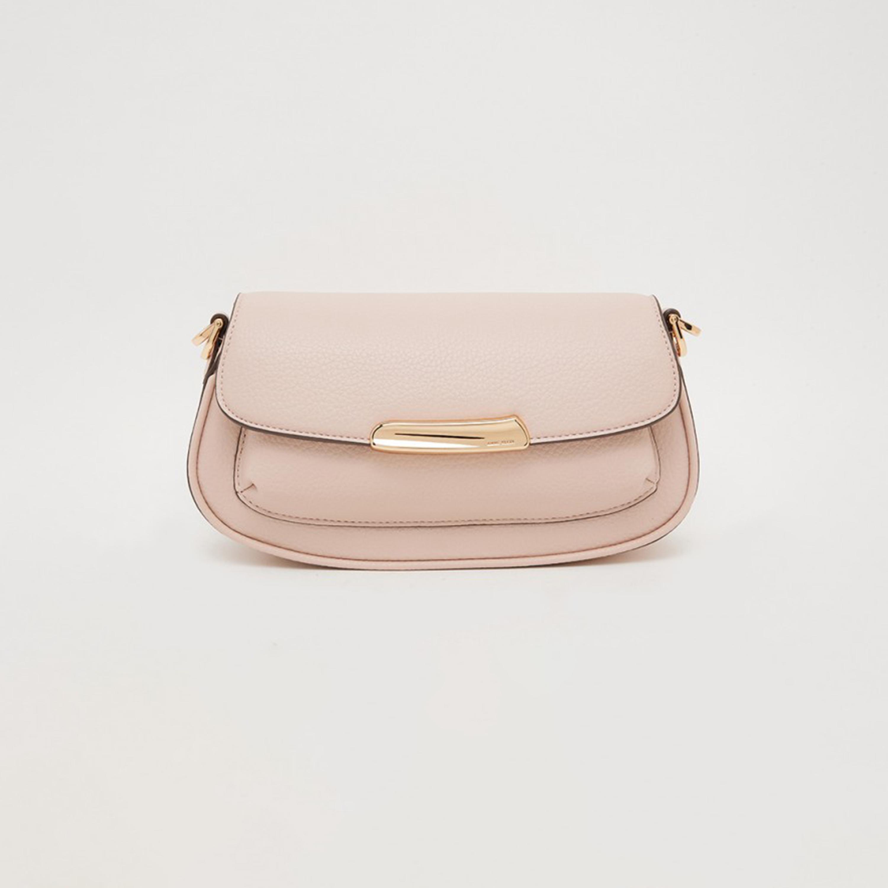 آن كلين - شنطة كتف بمقبض علوي مزخرف وغطاء-women-bagsandwallets-handbags-image-1