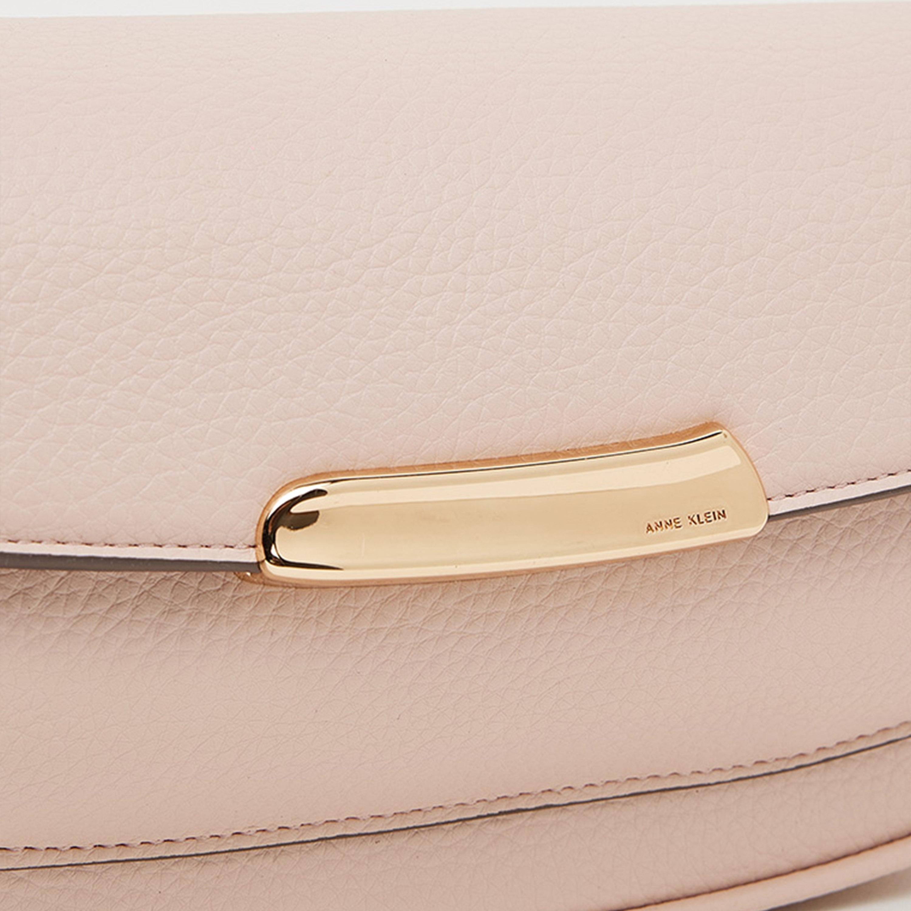 آن كلين - شنطة كتف بمقبض علوي مزخرف وغطاء-women-bagsandwallets-handbags-image-4