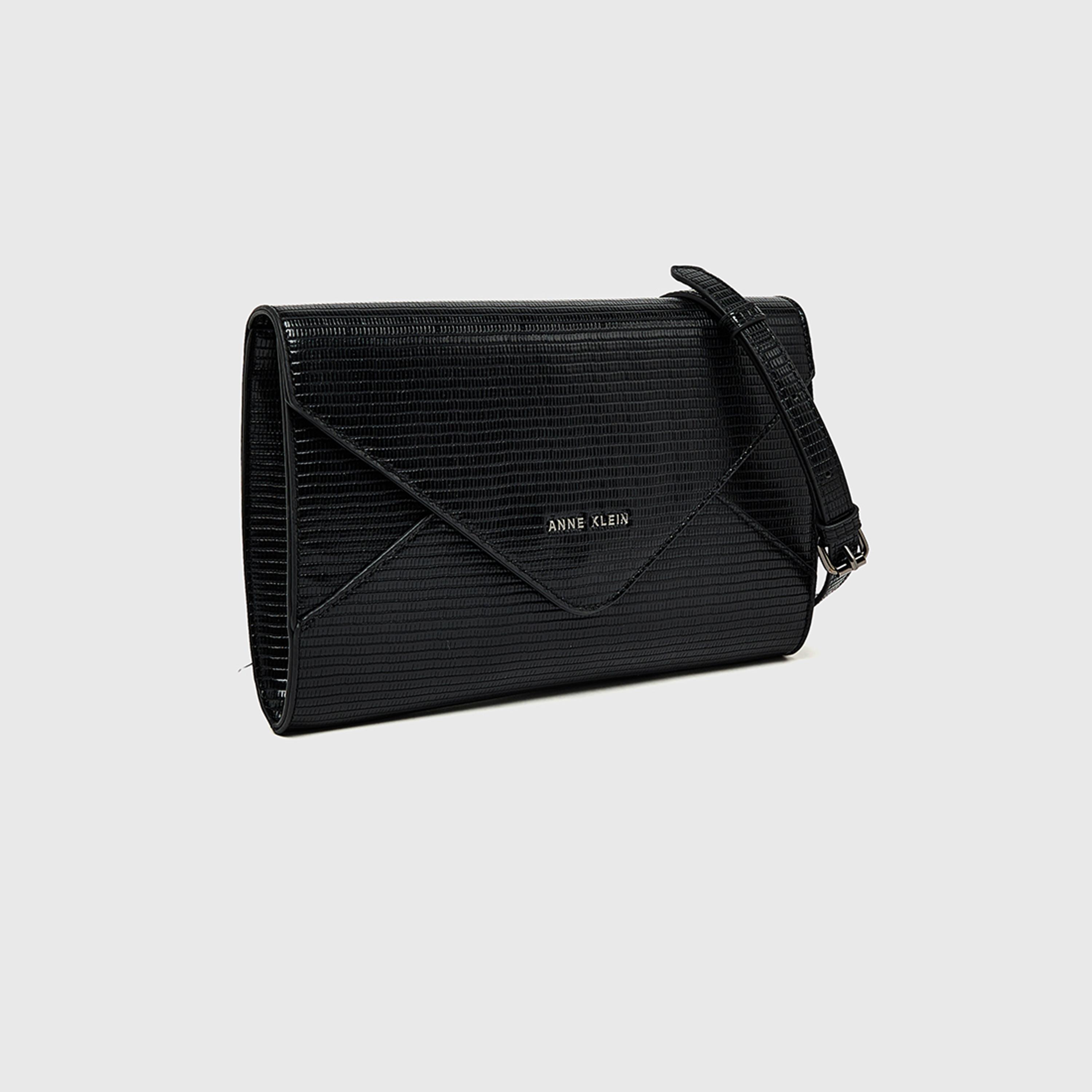 آن كلين - شنطة يد مزخرفة بغطاء وحزام قابل للتعديل | 30 × 34 × 16 سم-women-bagsandwallets-handbags-image-3
