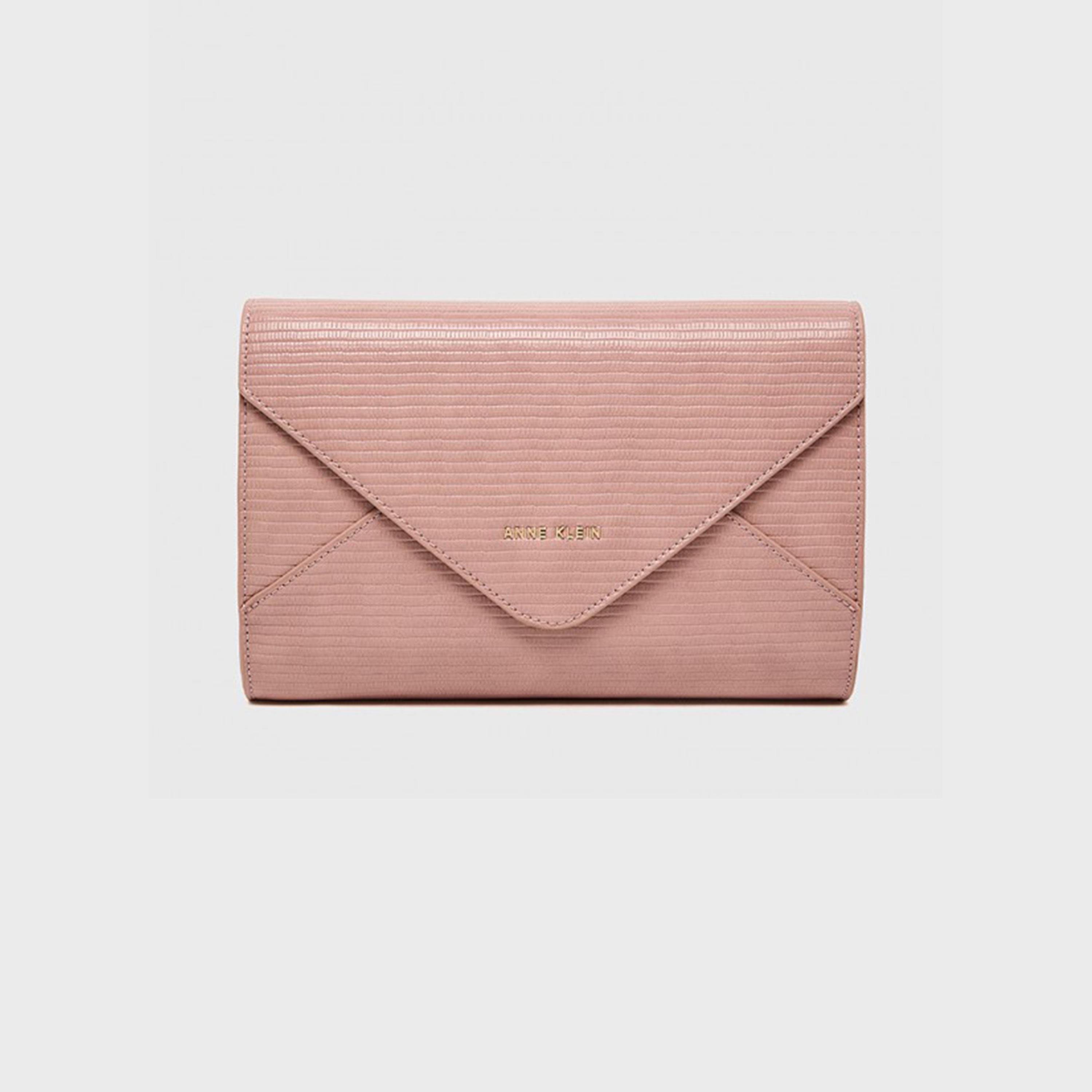 آن كلين - شنطة يد مزخرفة بغطاء وحزام قابل للتعديل | 30 × 34 × 16 سم-women-bagsandwallets-handbags-image-1