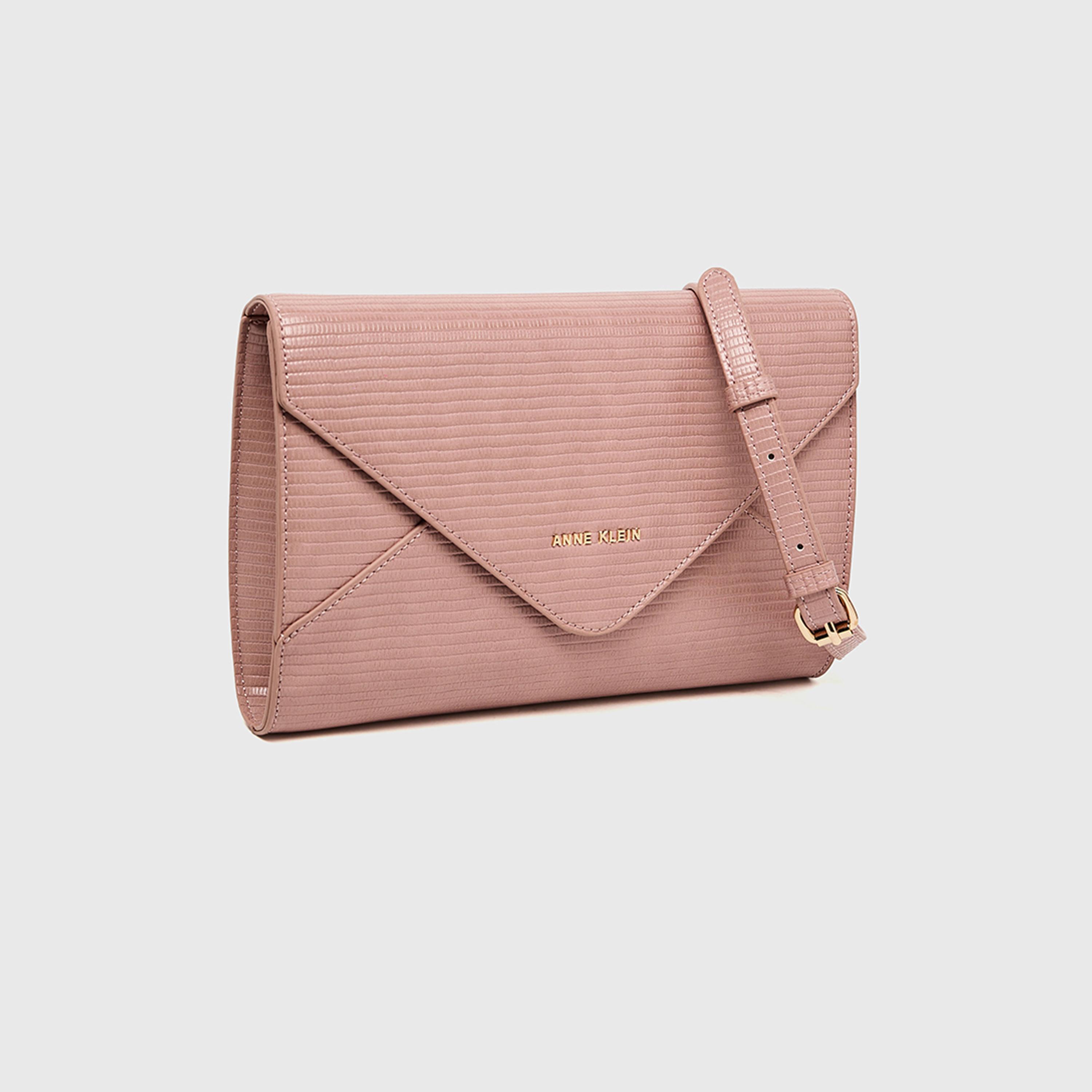 آن كلين - شنطة يد مزخرفة بغطاء وحزام قابل للتعديل | 30 × 34 × 16 سم-women-bagsandwallets-handbags-image-3