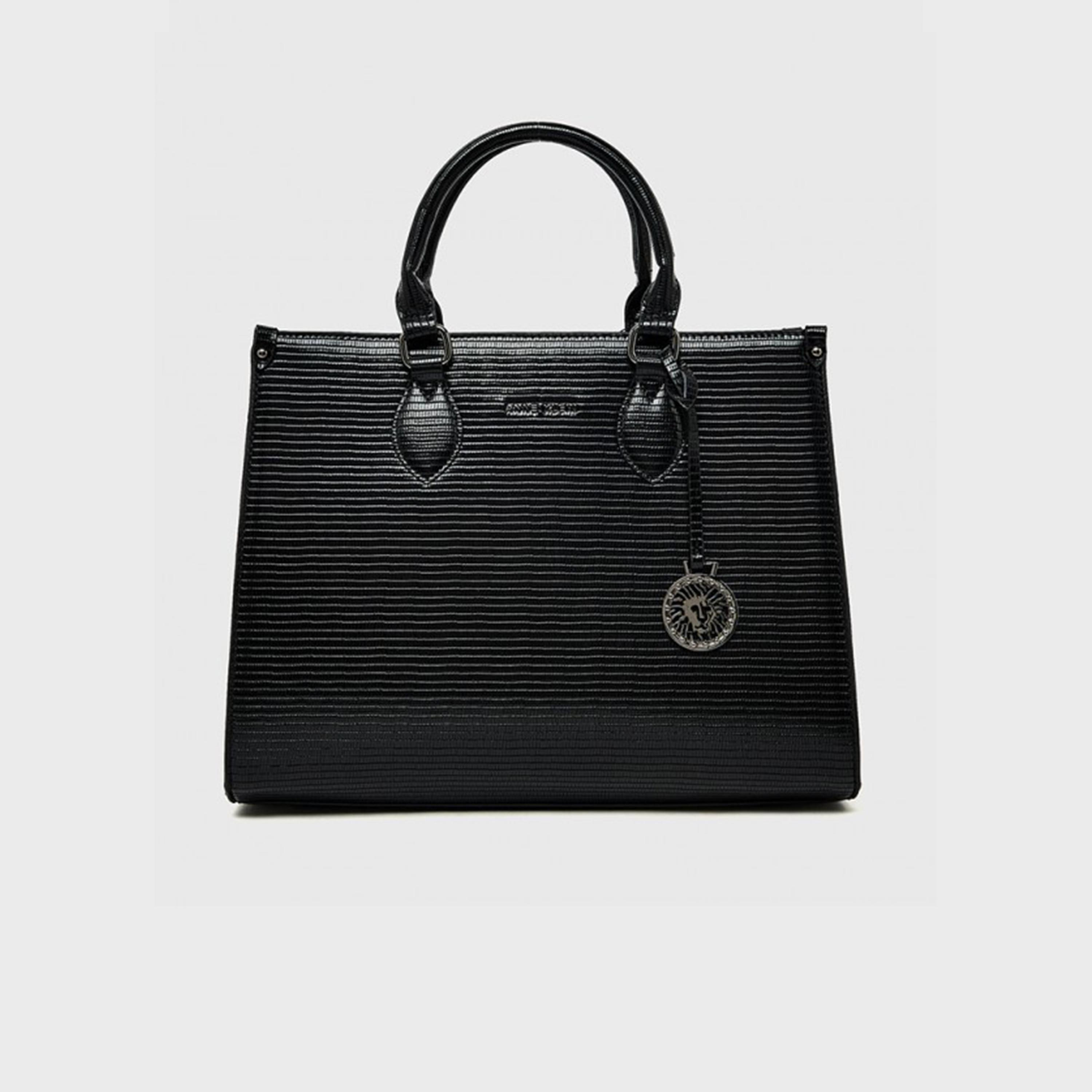 آن كلين - شنطة يد بمقبض علوي مزخرف وسحاب | 30 × 34 × 16 سم-women-bagsandwallets-handbags-image-1