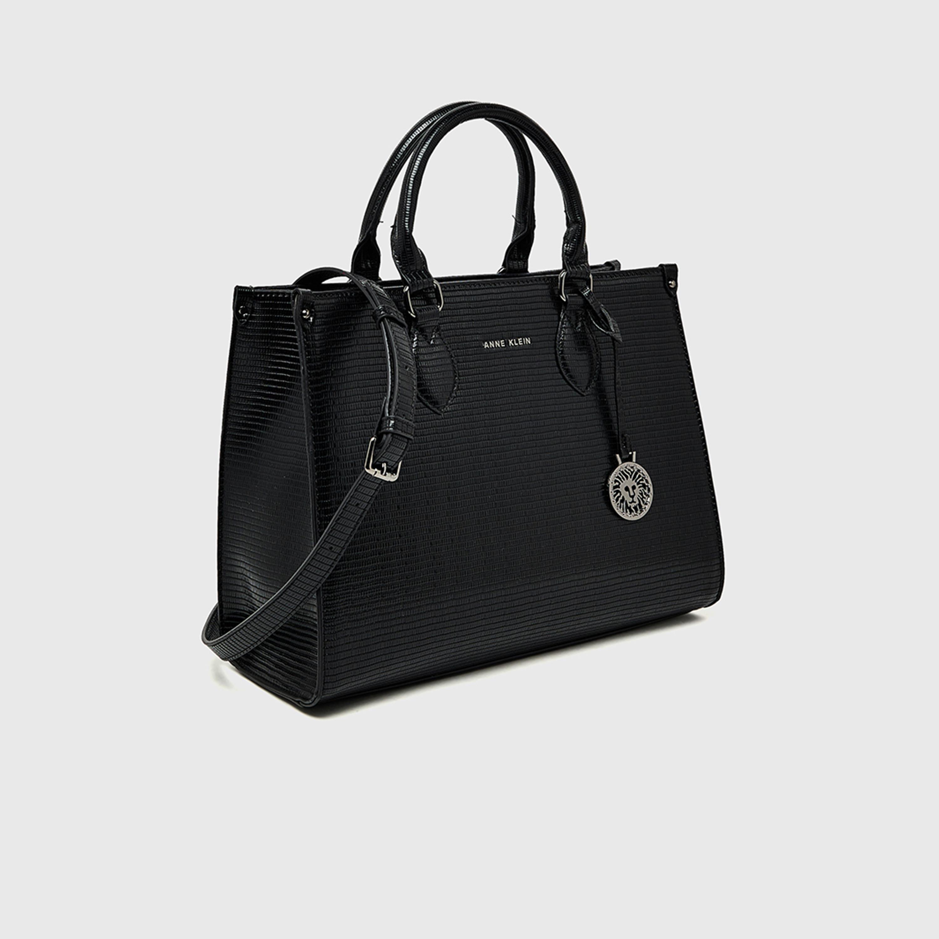 آن كلين - شنطة يد بمقبض علوي مزخرف وسحاب | 30 × 34 × 16 سم-women-bagsandwallets-handbags-image-3