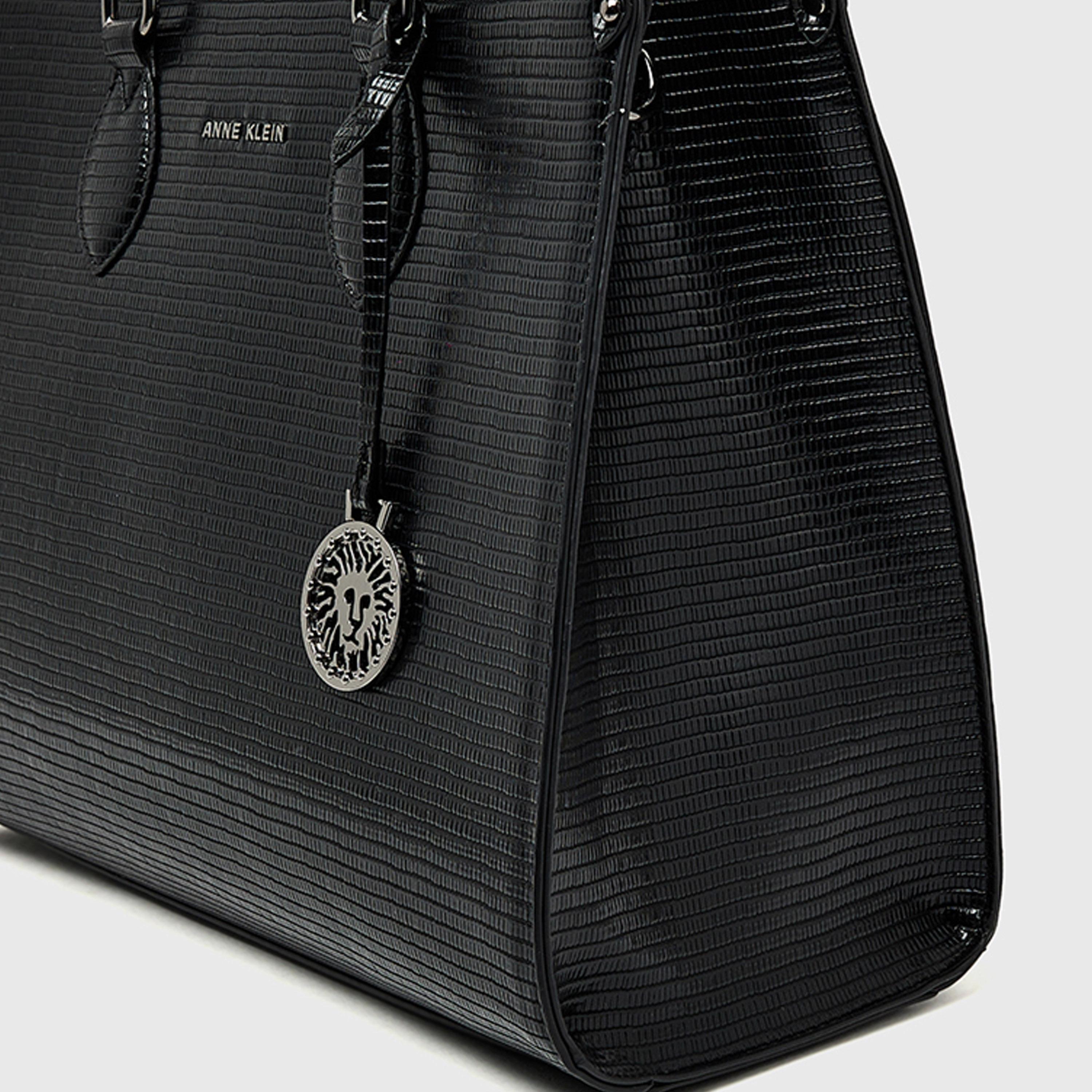 آن كلين - شنطة يد بمقبض علوي مزخرف وسحاب | 30 × 34 × 16 سم-women-bagsandwallets-handbags-image-6
