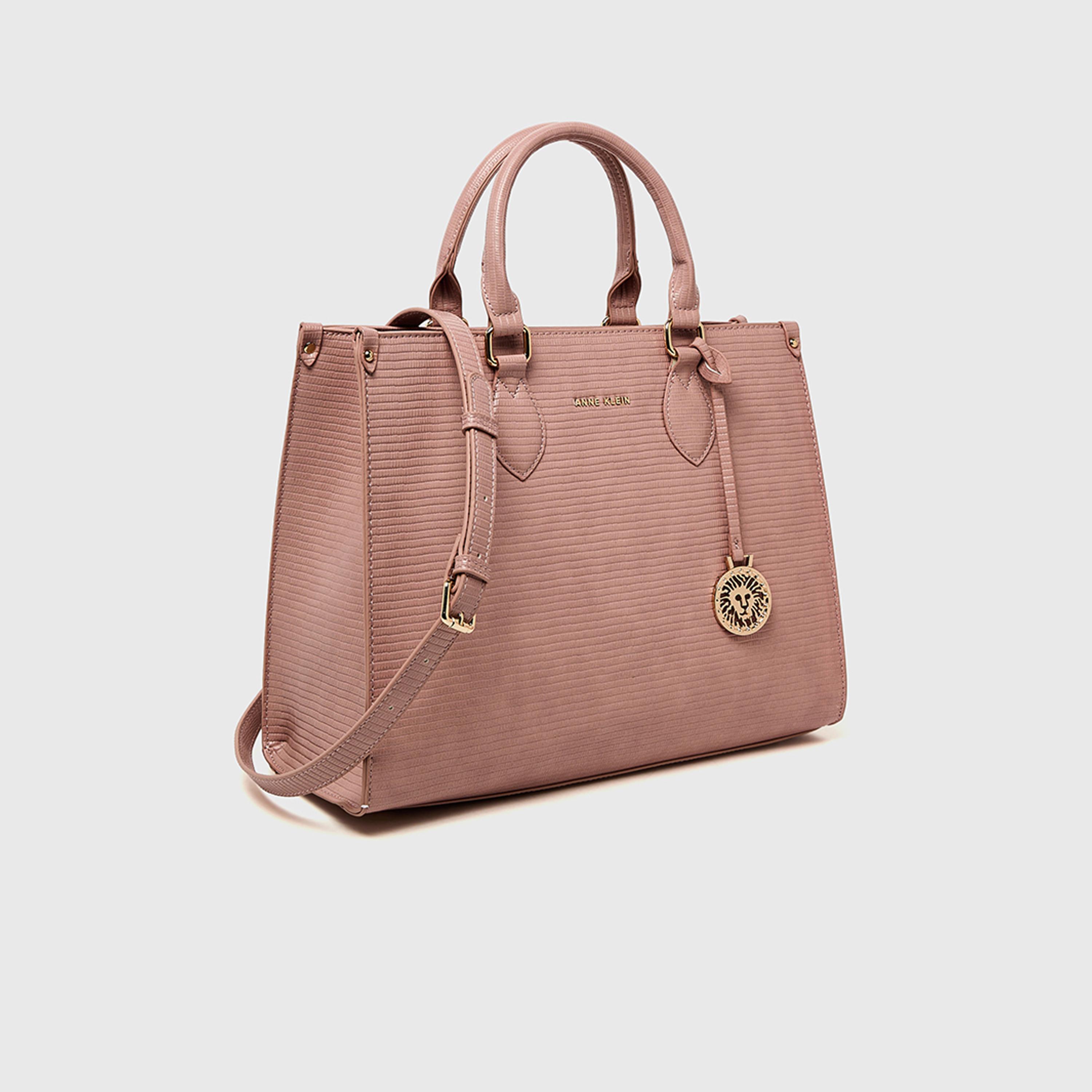 آن كلين - شنطة يد بمقبض علوي مزخرف وسحاب | 30 × 34 × 16 سم-women-bagsandwallets-handbags-image-3