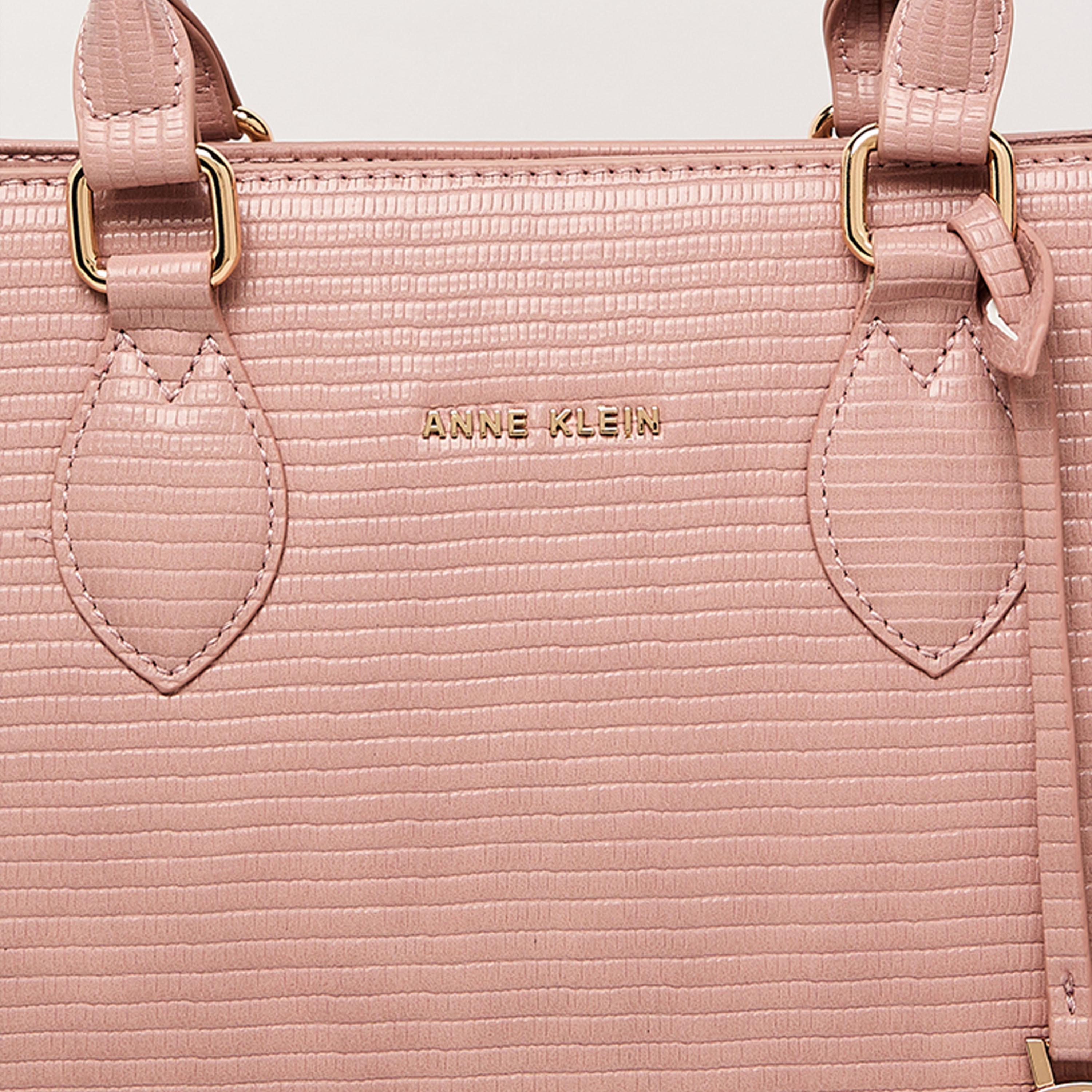 آن كلين - شنطة يد بمقبض علوي مزخرف وسحاب | 30 × 34 × 16 سم-women-bagsandwallets-handbags-image-4