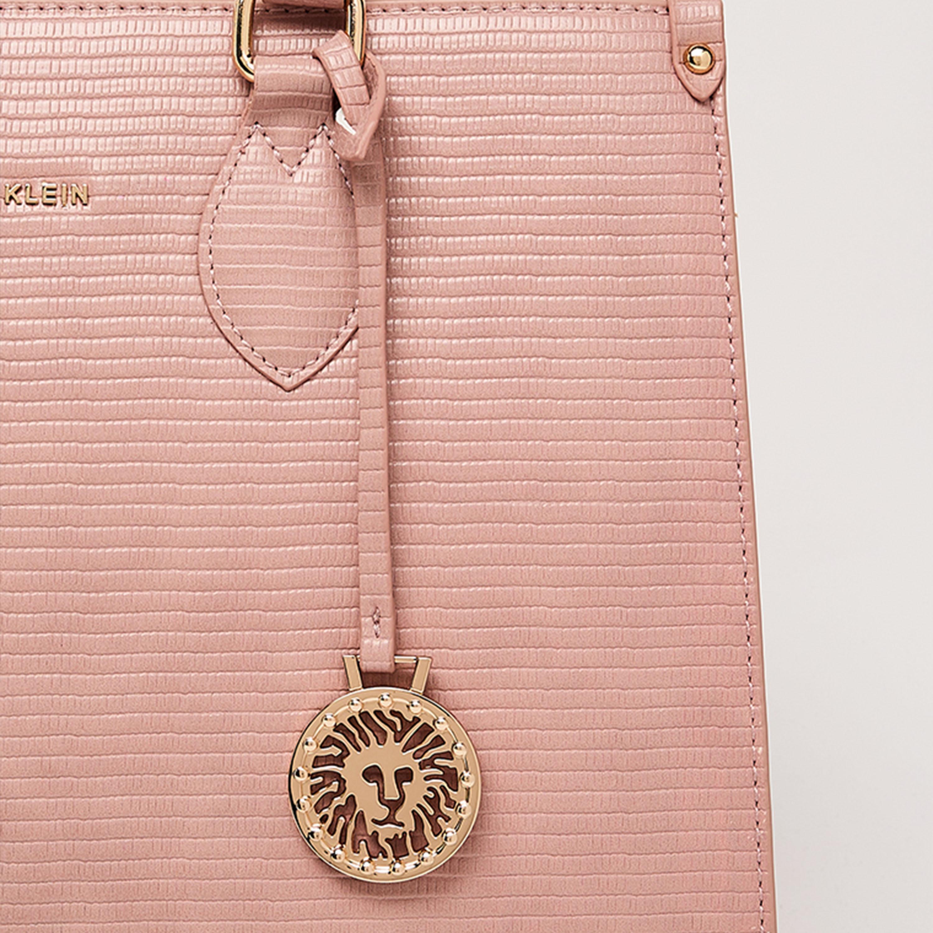آن كلين - شنطة يد بمقبض علوي مزخرف وسحاب | 30 × 34 × 16 سم-women-bagsandwallets-handbags-image-5