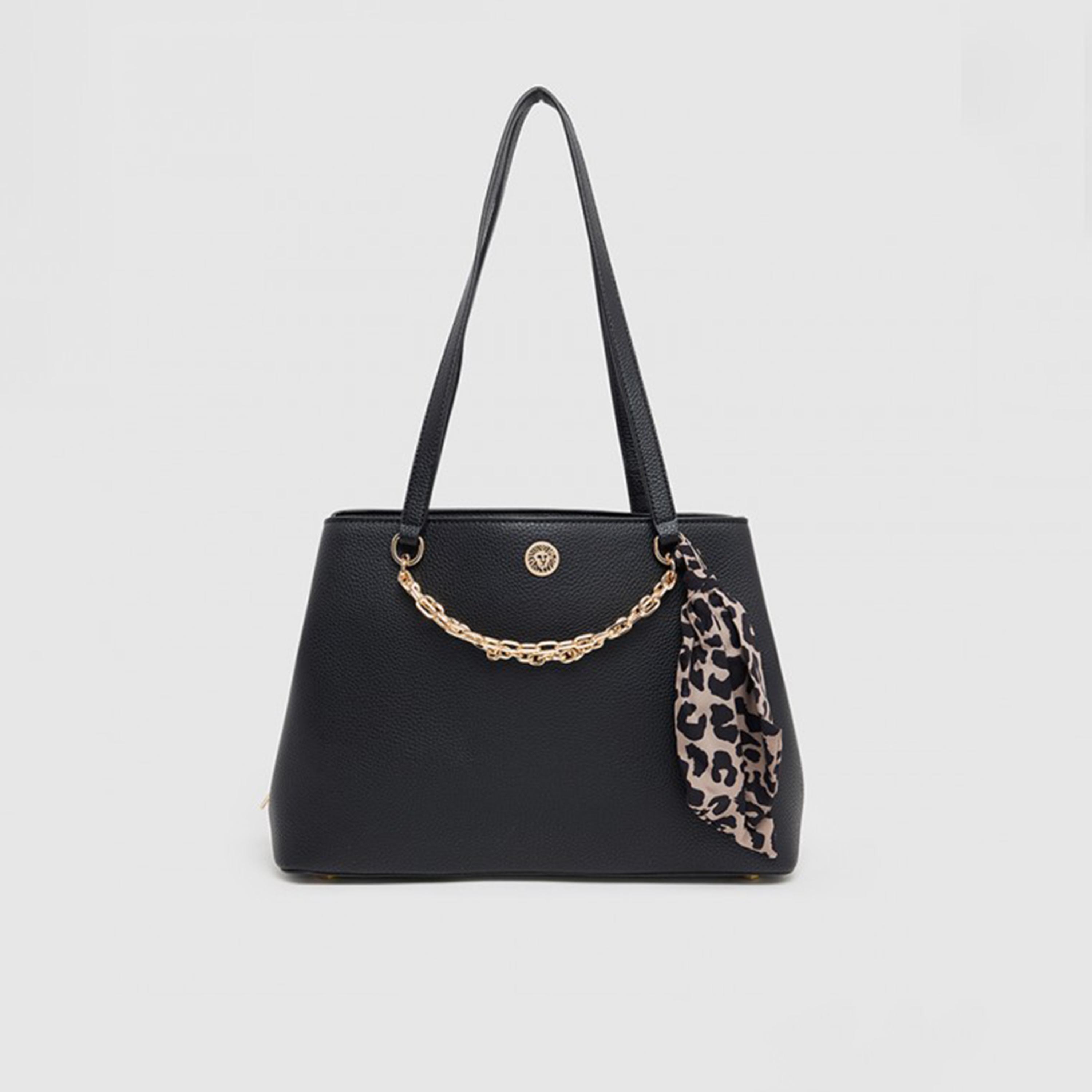 آن كلين - تفاصيل التصميم: شنطة كتف بمقبضين وإغلاق مغناطيسي-women-bagsandwallets-handbags-image-1