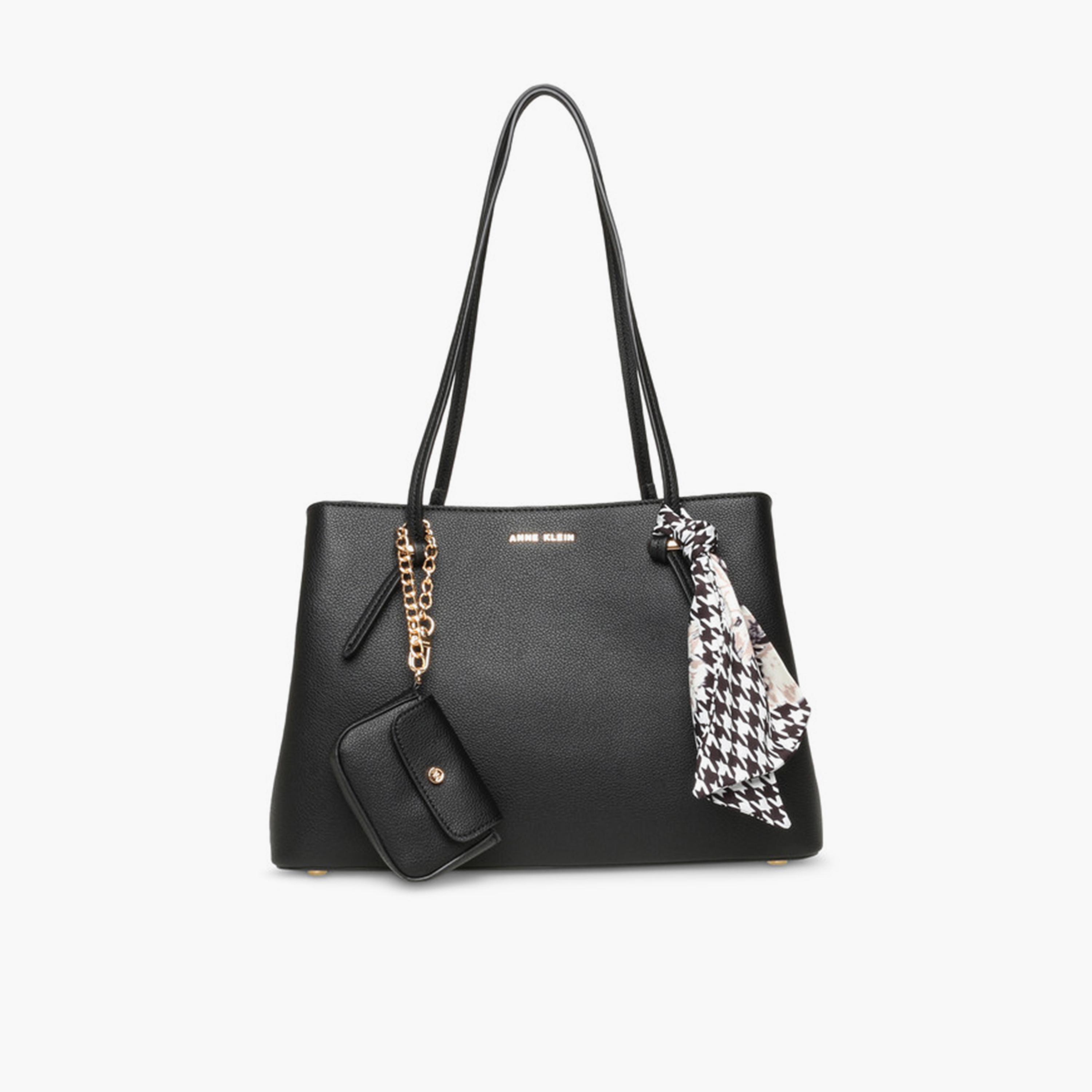 Anne Klein Design Detail Top-Handle Satchel Bag with Zipper-women-bagsandwallets-handbags-image-1