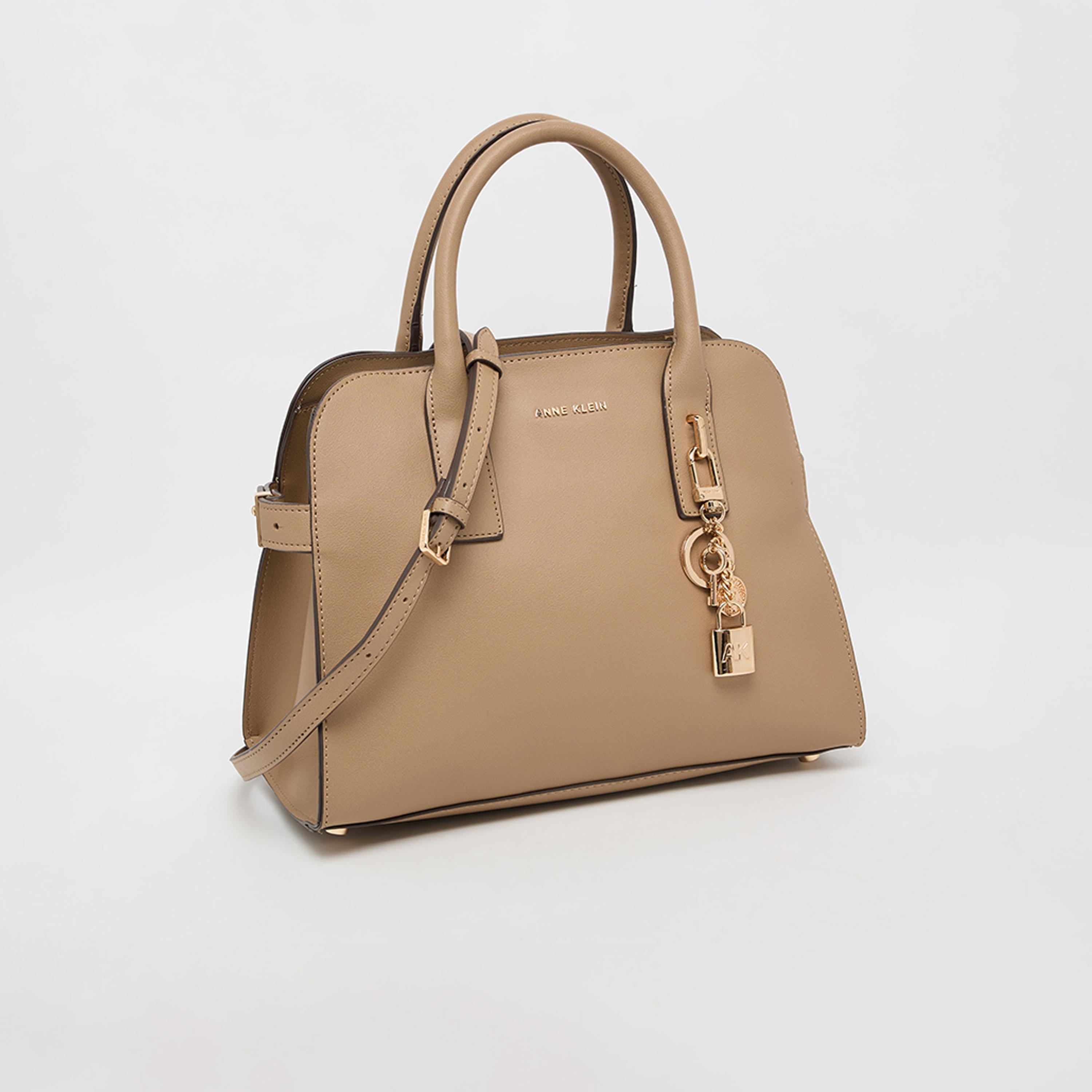 آن كلين - شنطة يد مزينة بمقبضين وإغلاق مغناطيسي وحزام قابل للإزالة | 32 × 16 × 23 سم-women-bagsandwallets-handbags-image-3