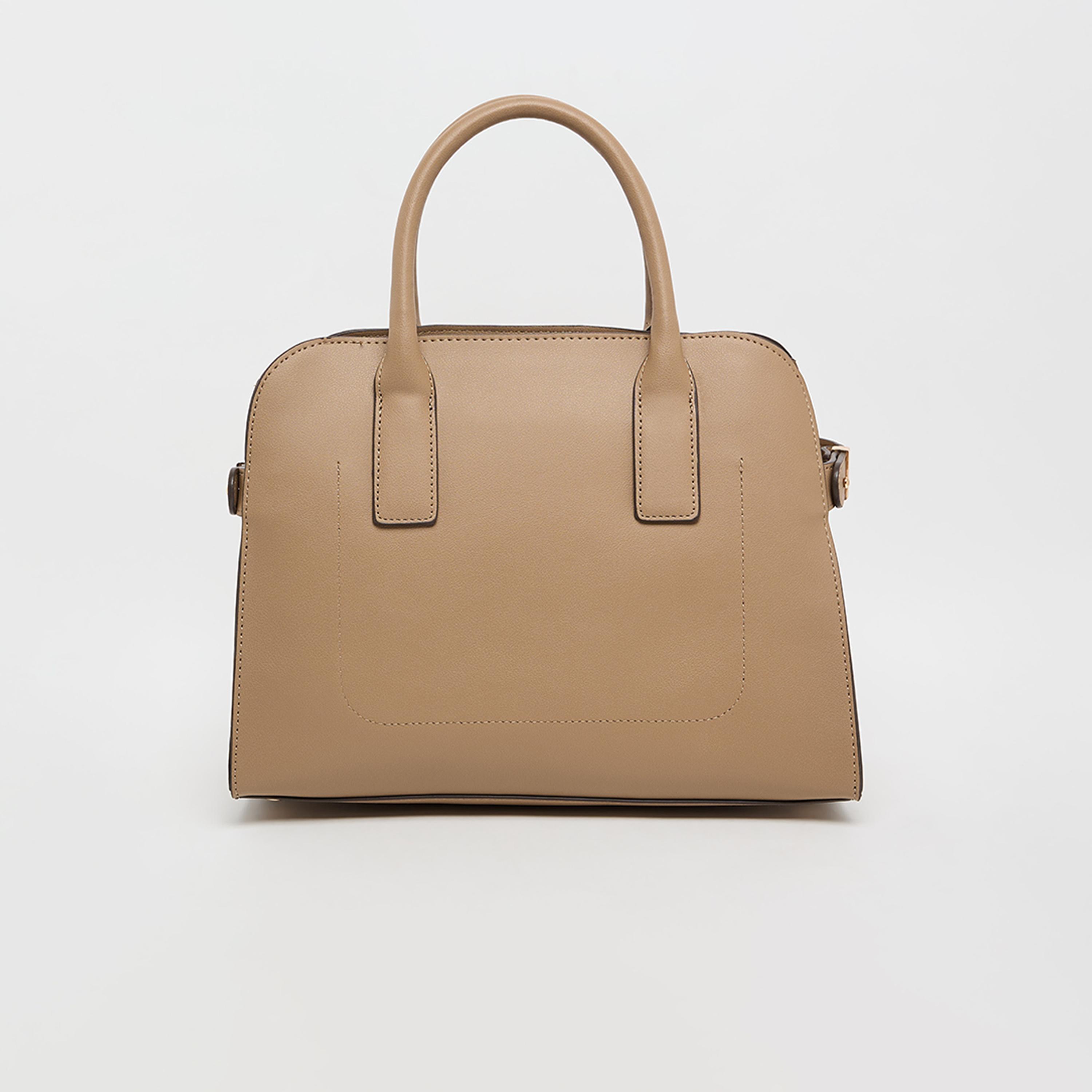 آن كلين - شنطة يد مزينة بمقبضين وإغلاق مغناطيسي وحزام قابل للإزالة | 32 × 16 × 23 سم-women-bagsandwallets-handbags-image-4