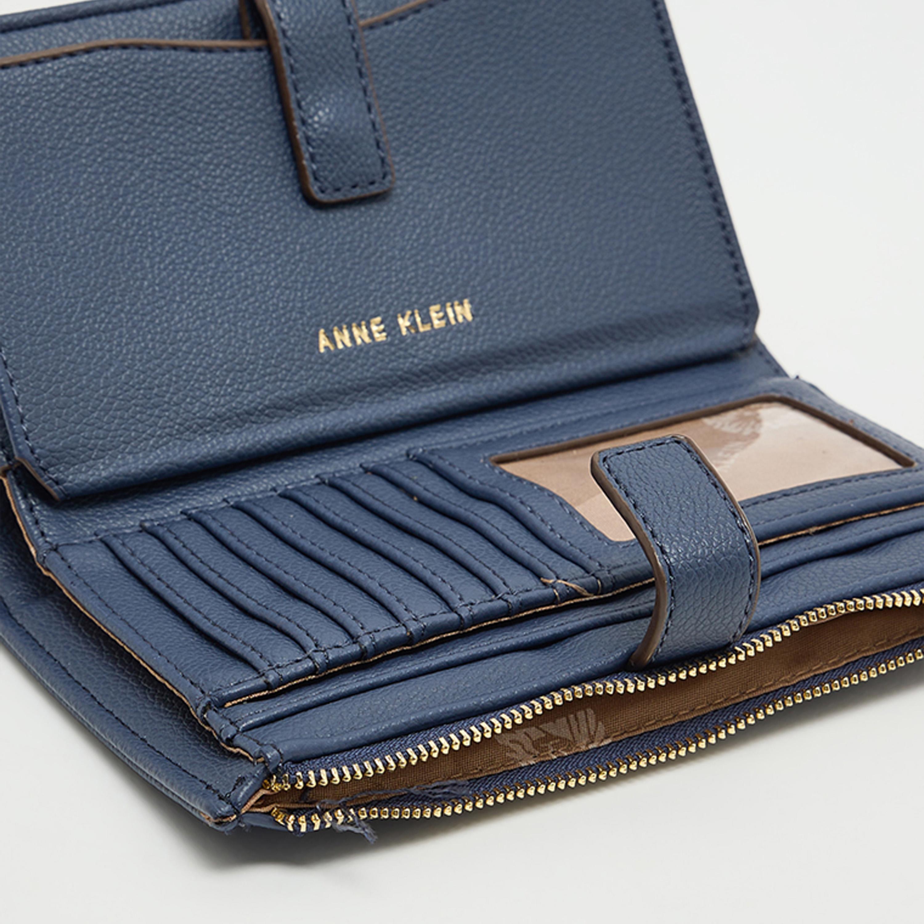 Anne Klein Textured Wallet with Zipper-women-bagsandwallets-wallets-image-5