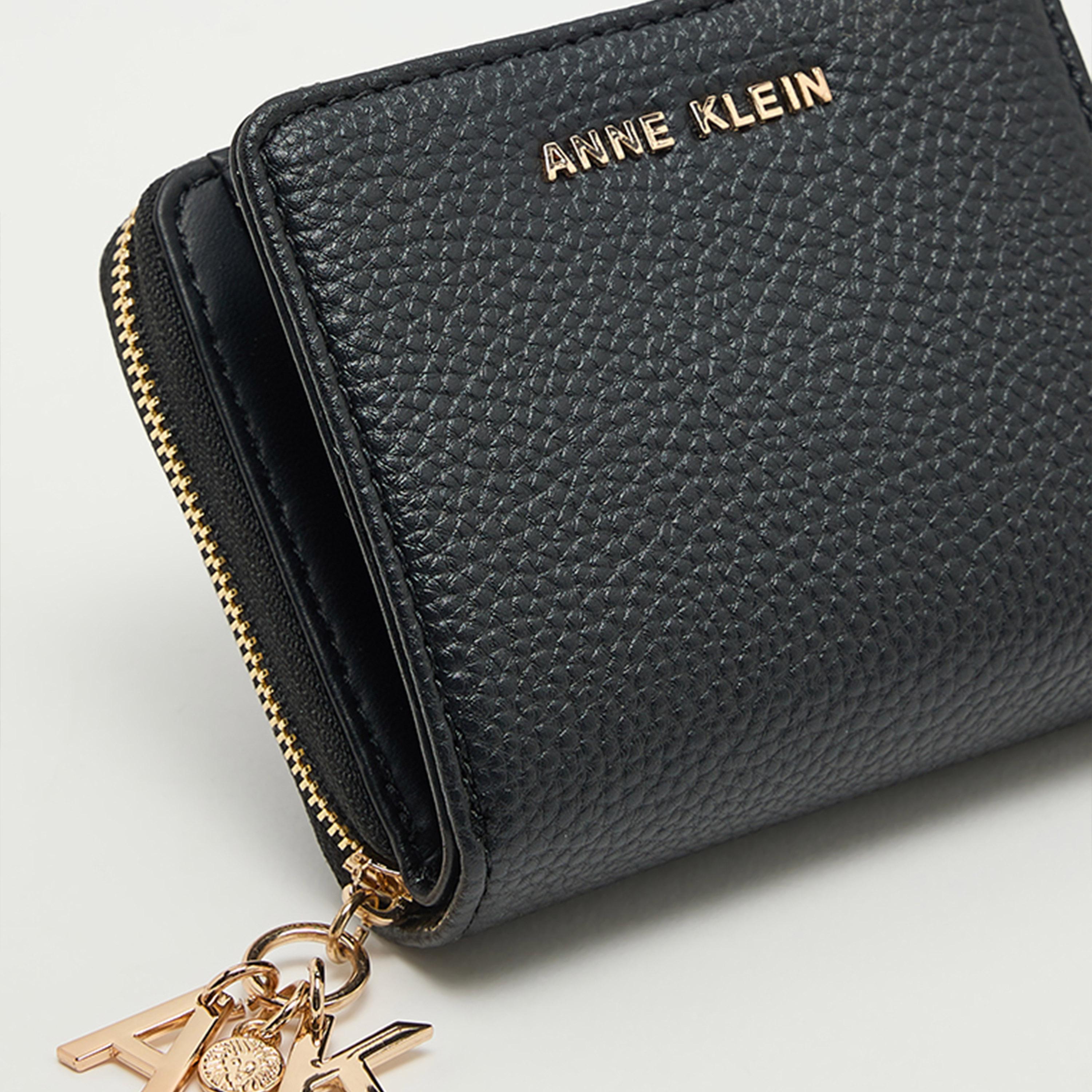 Anne Klein Textured Wallet with Zipper-women-bagsandwallets-wallets-image-4