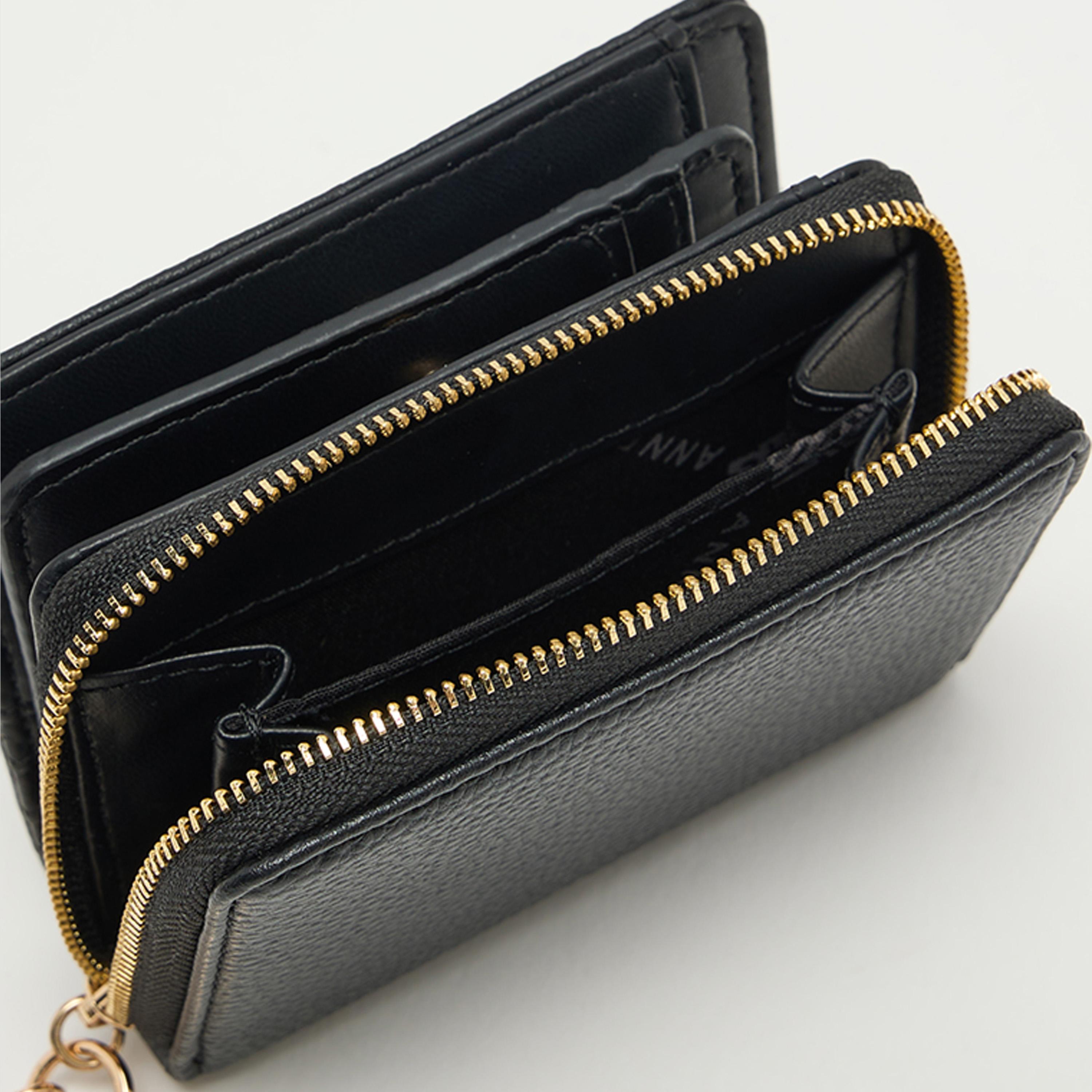 Anne Klein Textured Wallet with Zipper-women-bagsandwallets-wallets-image-6