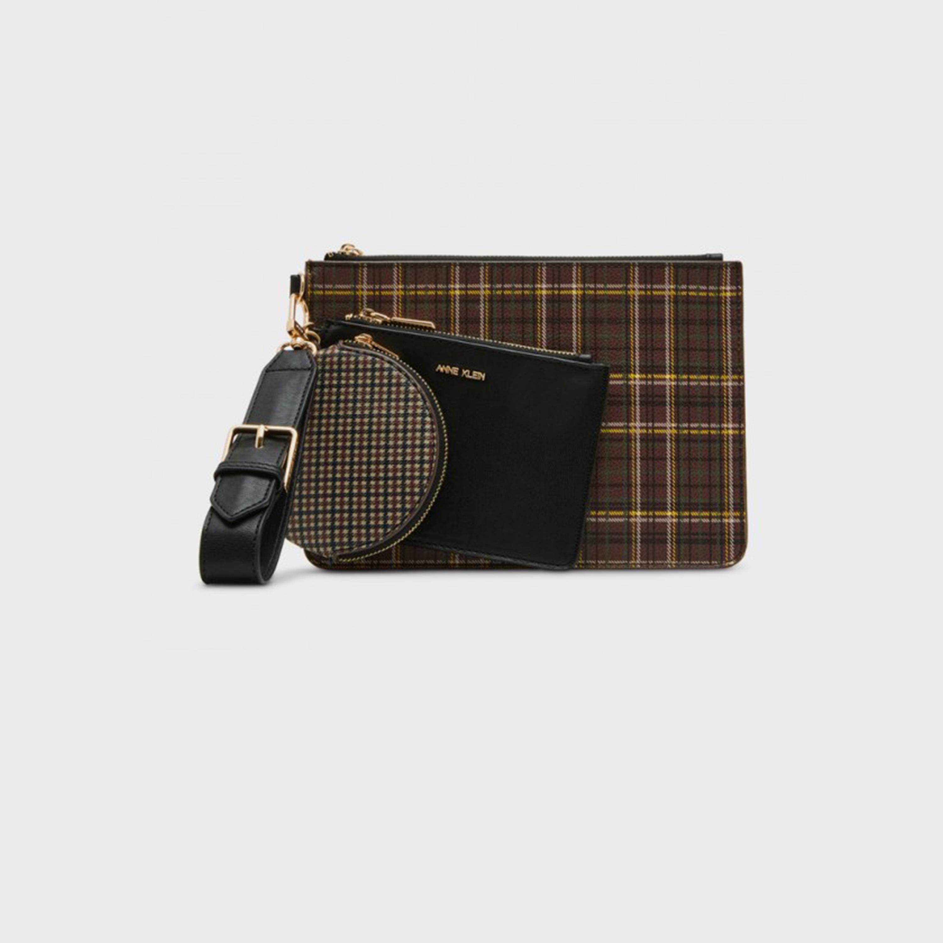 Anne Klein Printed Pouches with Zipper-women-bagsandwallets-handbags-image-1