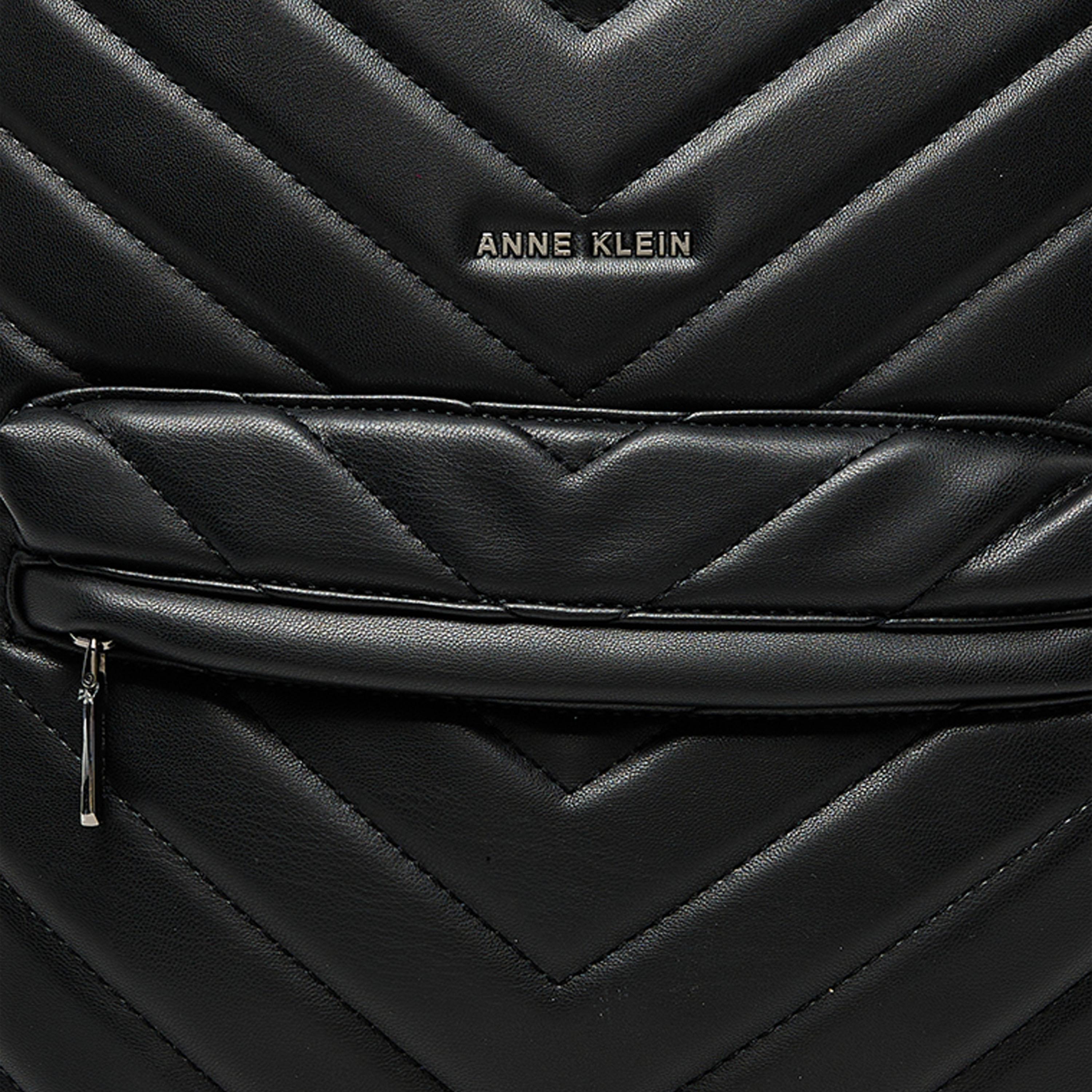 Anne Klein | 13.4 Inches Mini Backpack with Adjustable Strap, Polyurethane| ZZH25A037-BLK-women-bagsandwallets-backpacks-image-4