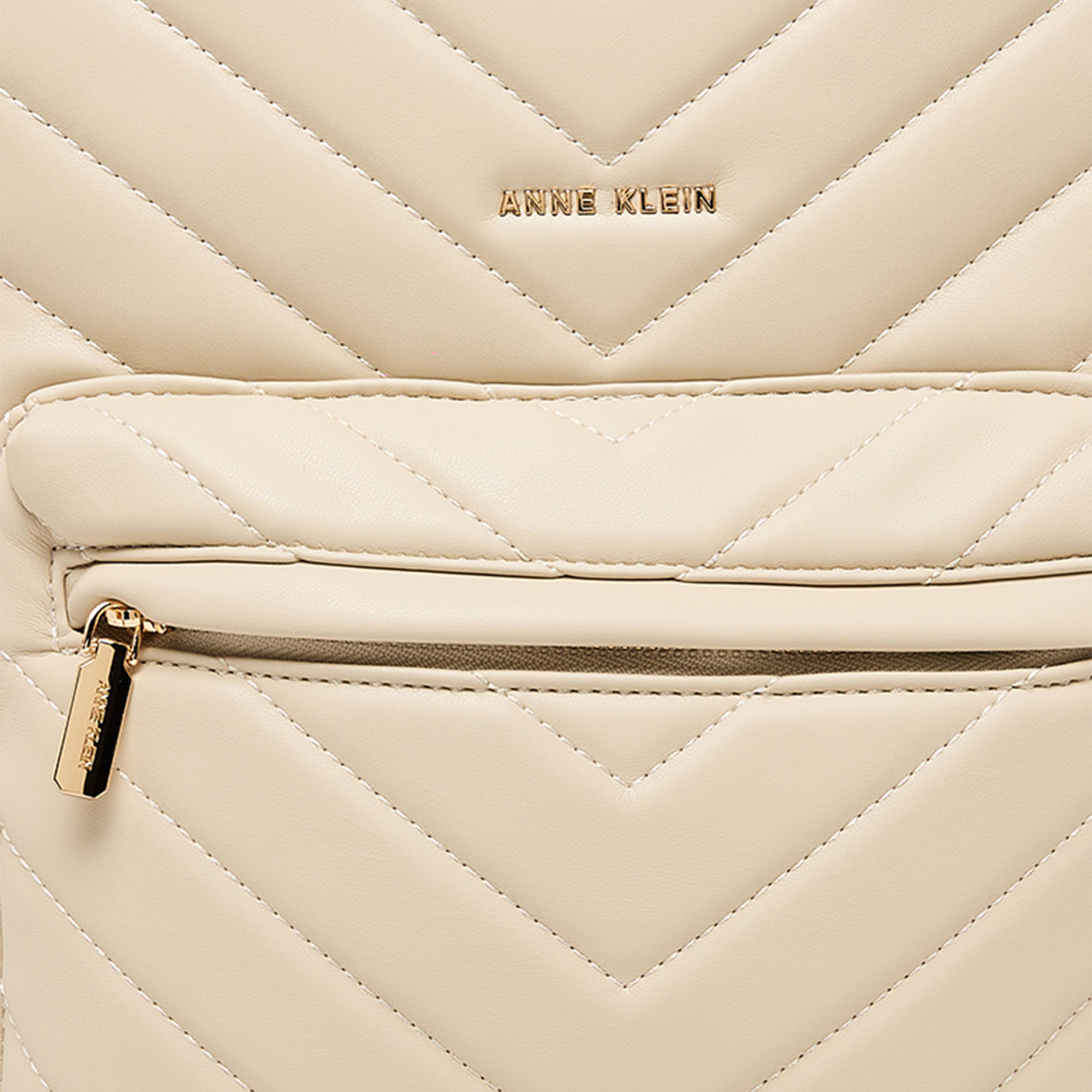Anne Klein | 13.4 Inches Mini Backpackwith Adjustable Strap, Polyurethane| ZZH25A037-NUD-women-bagsandwallets-backpacks-image-5