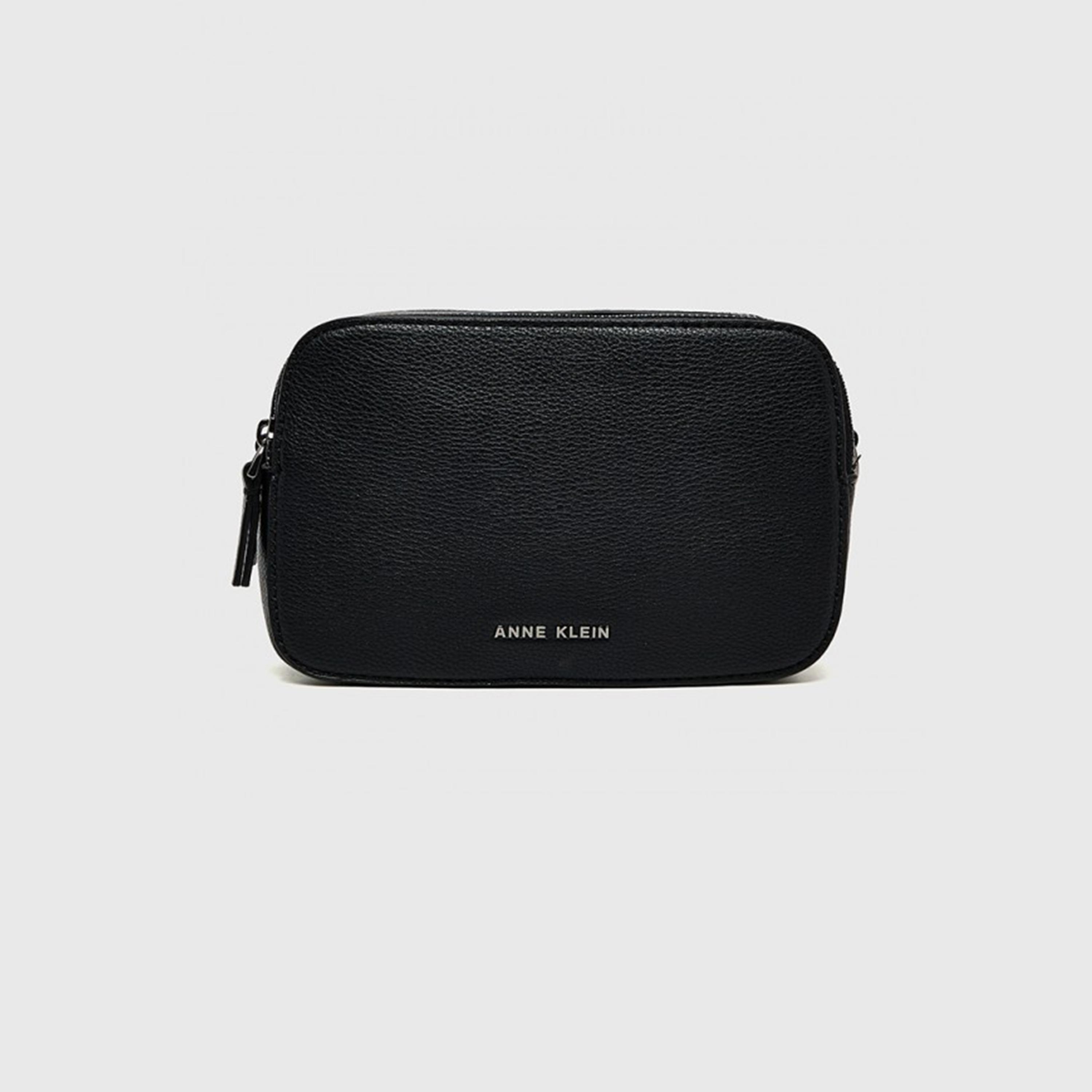 آن كلين - شنطة كروس مزخرفة بسحاب وحزام قابل للإزالة | 20 × 13 × 7.5 سم-women-bagsandwallets-handbags-image-1