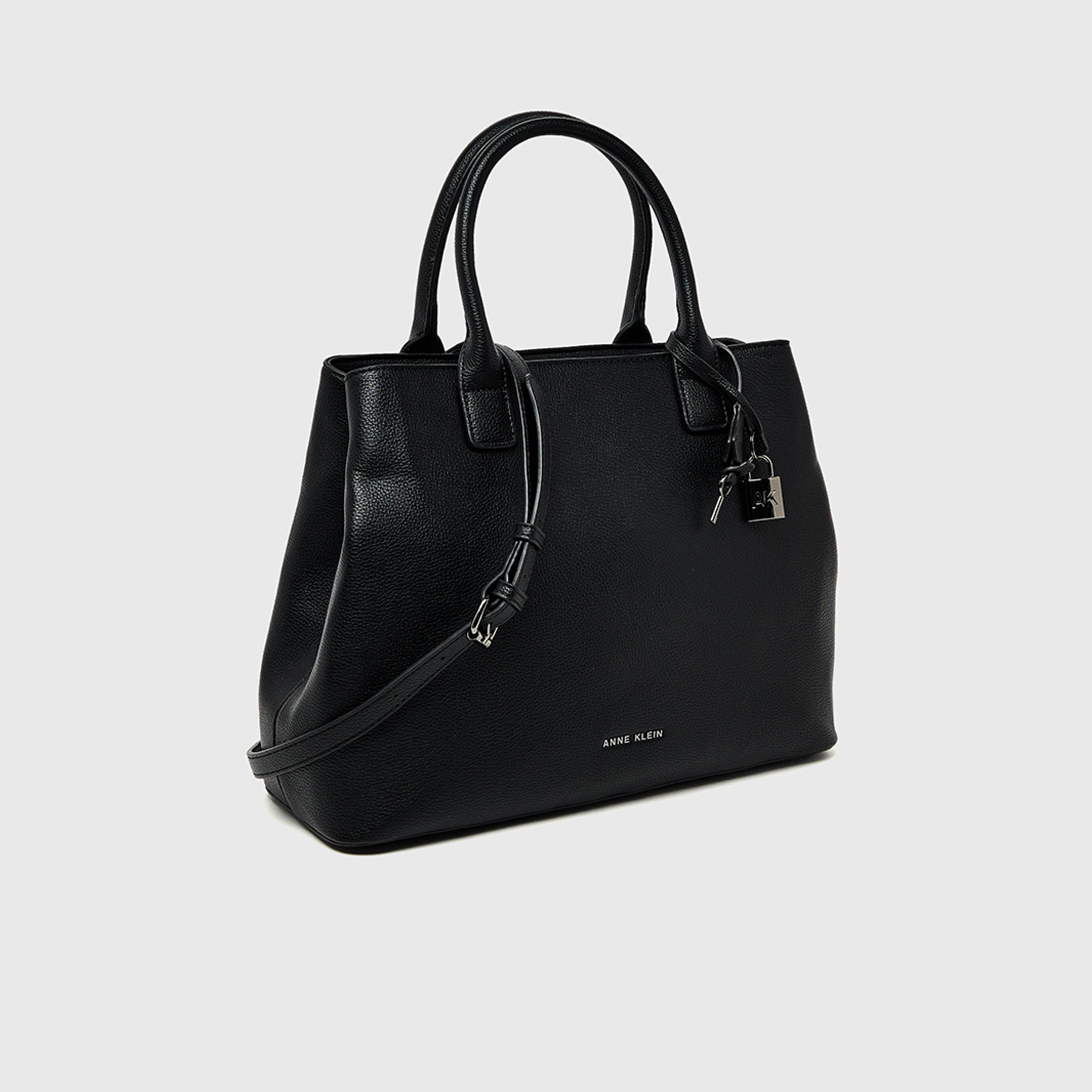 آن كلين - شنطة يد بمقبض علوي مزخرف وسحاب | 35 × 26.5 × 13.5 سم-women-bagsandwallets-handbags-image-3