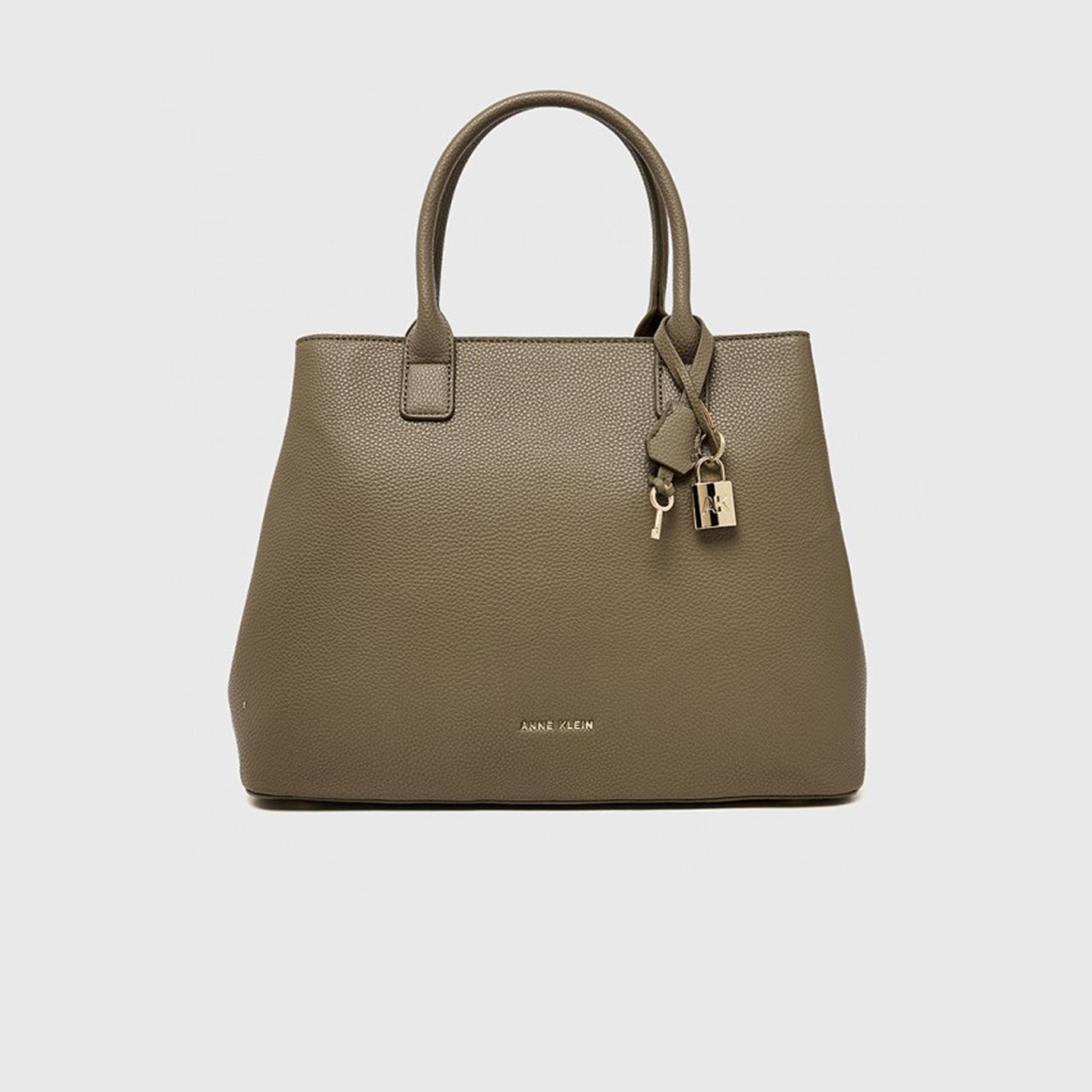 آن كلين - شنطة يد بمقبض علوي مزخرف وسحاب | 35 × 26.5 × 13.5 سم-women-bagsandwallets-handbags-image-1