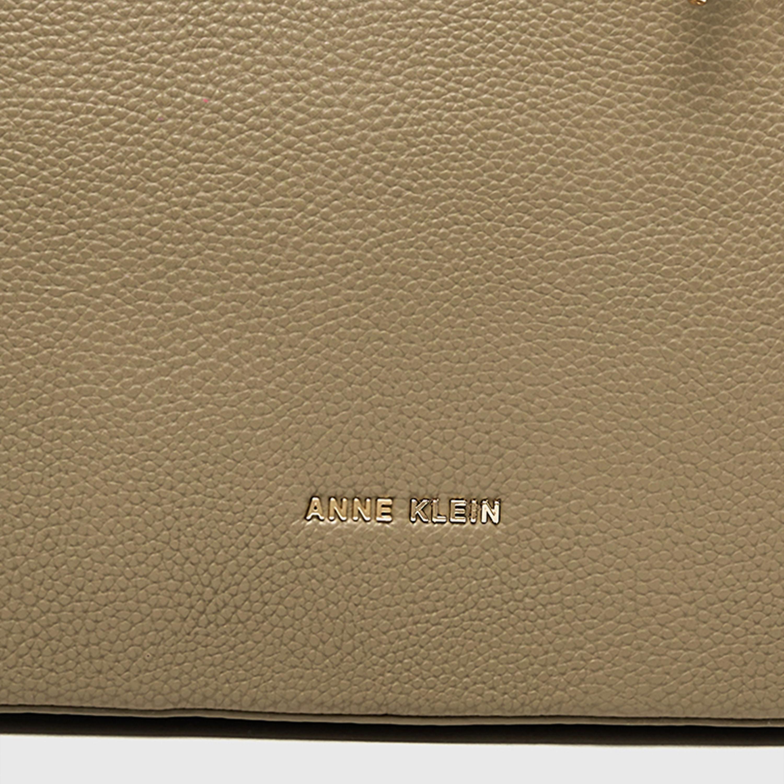 آن كلين - شنطة يد بمقبض علوي مزخرف وسحاب | 35 × 26.5 × 13.5 سم-women-bagsandwallets-handbags-image-4
