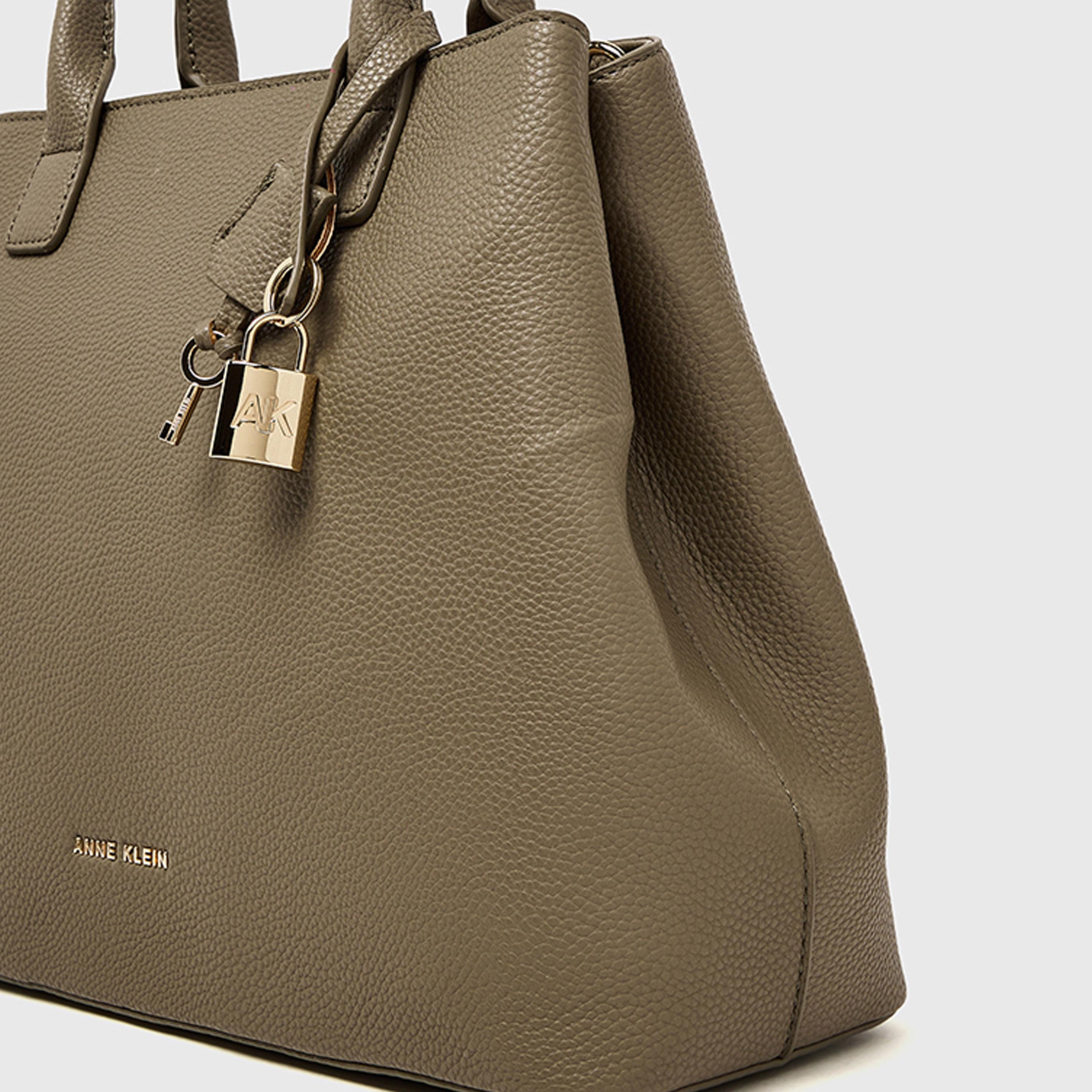 آن كلين - شنطة يد بمقبض علوي مزخرف وسحاب | 35 × 26.5 × 13.5 سم-women-bagsandwallets-handbags-image-6