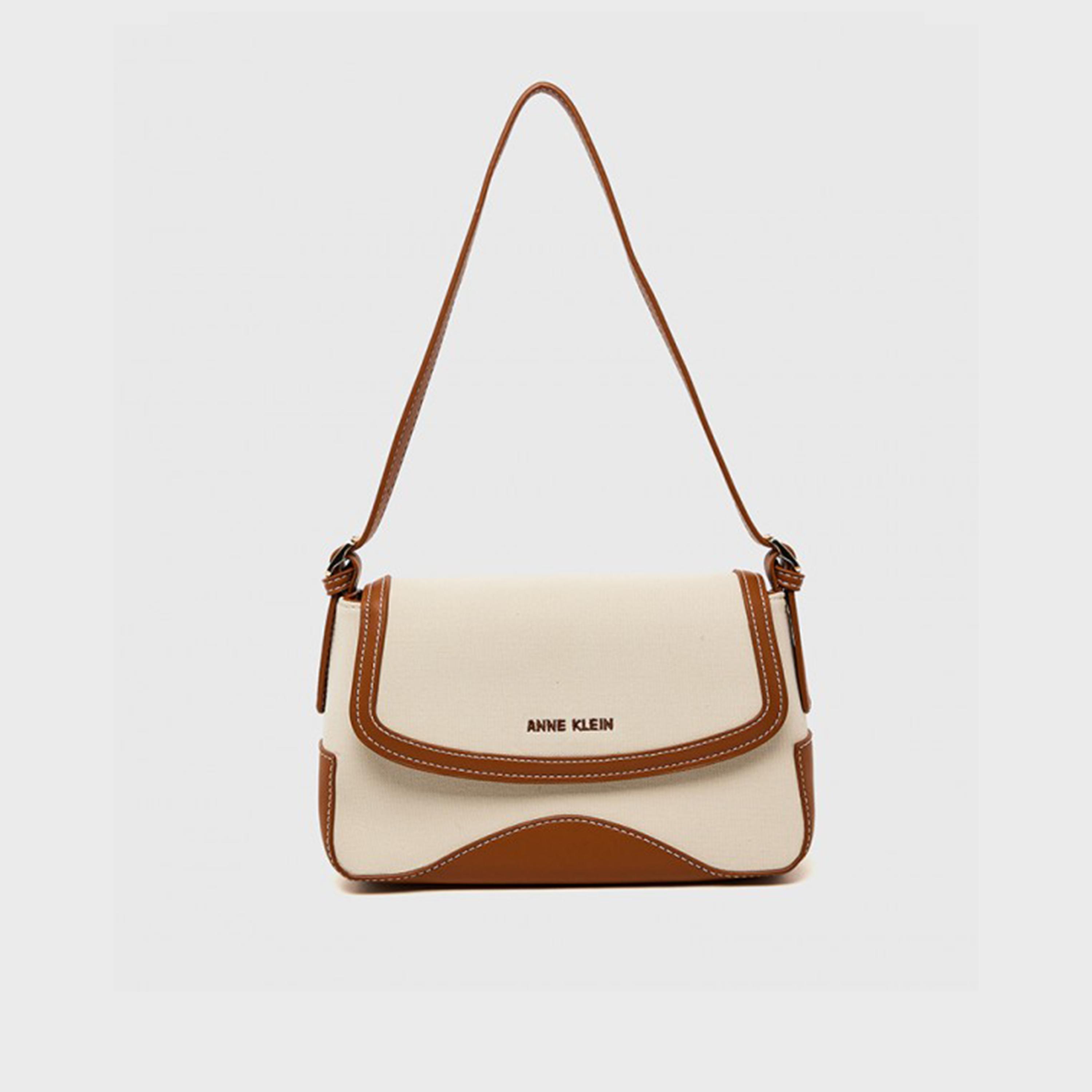Anne Klein Color Block Top-Handle Shoulder Bag with Flap and Detachable Strap | 26 X 15 X 8 CM-women-bagsandwallets-handbags-image-1