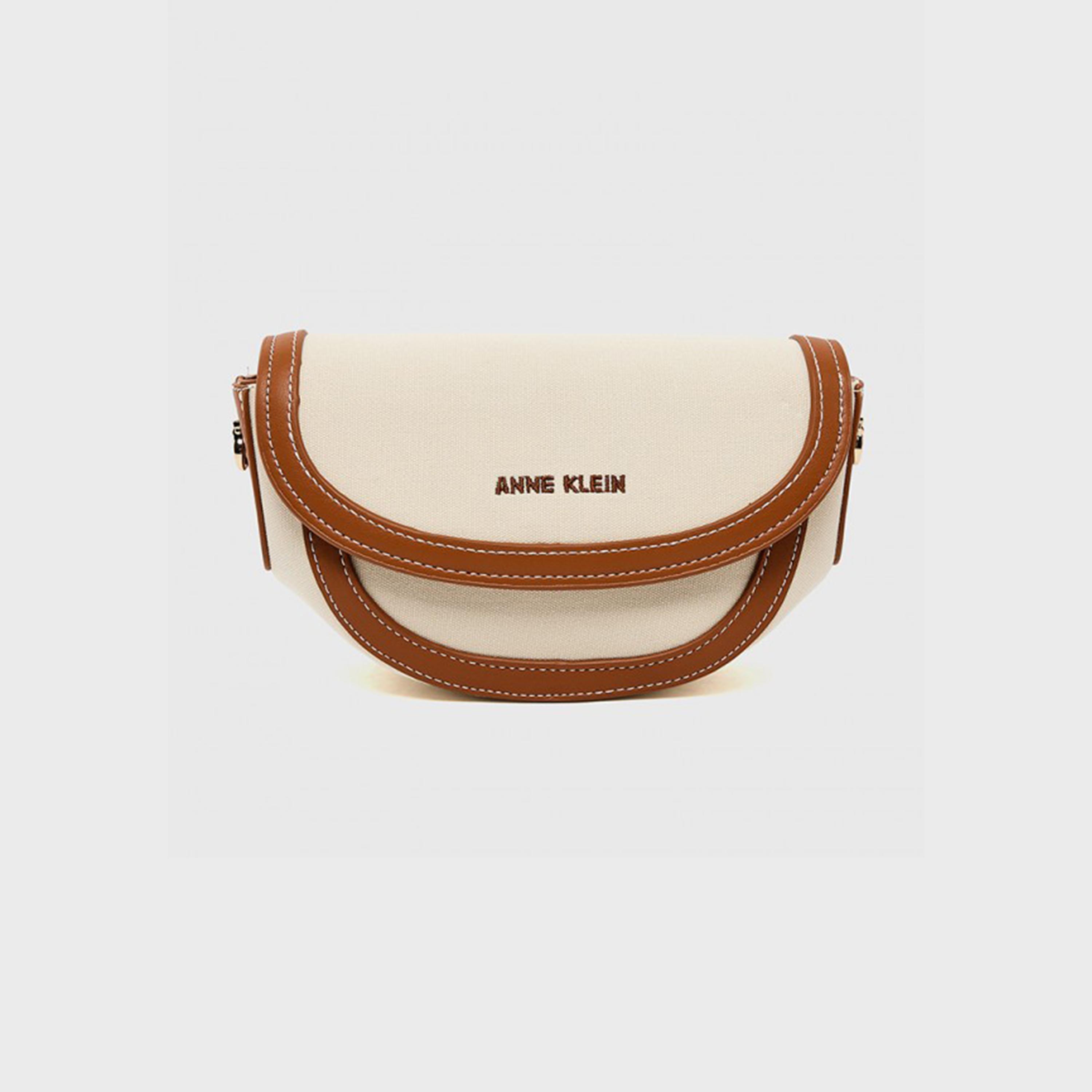 آن كلين - شنطة كروس بألوان متداخلة مع غطاء وحزام قابل للتعديل | 21.5 × 13 × 7.5 سم-women-bagsandwallets-handbags-image-1
