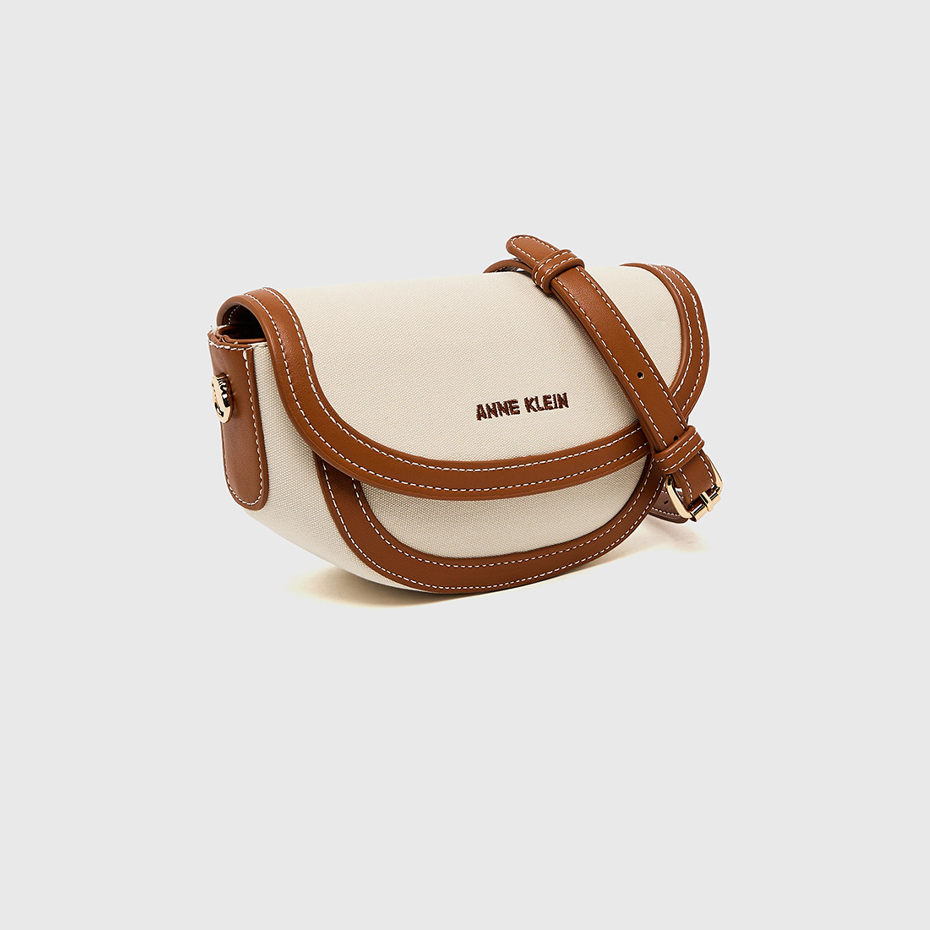 آن كلين - شنطة كروس بألوان متداخلة مع غطاء وحزام قابل للتعديل | 21.5 × 13 × 7.5 سم-women-bagsandwallets-handbags-image-3